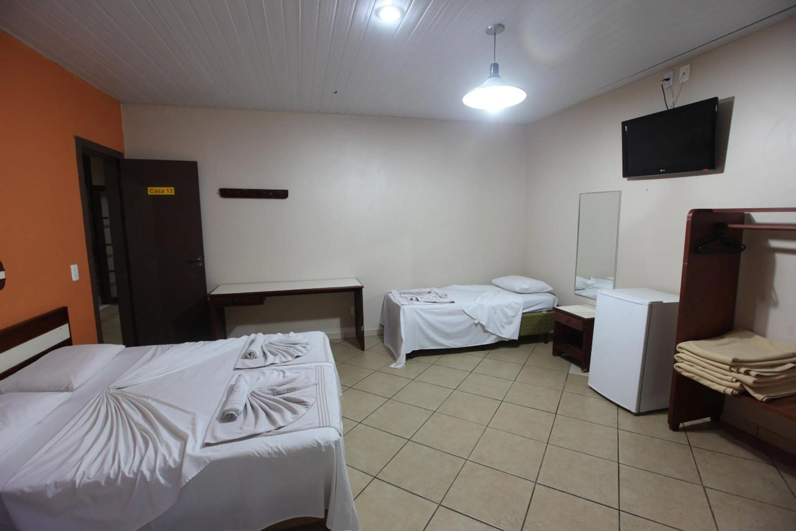 Bed in Hotel Mato Grosso Águas Quentes