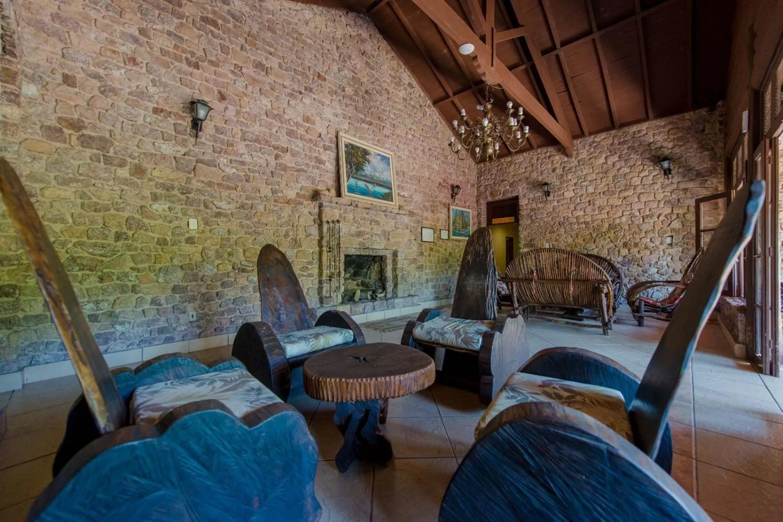 Seating area in Hotel Mato Grosso Águas Quentes