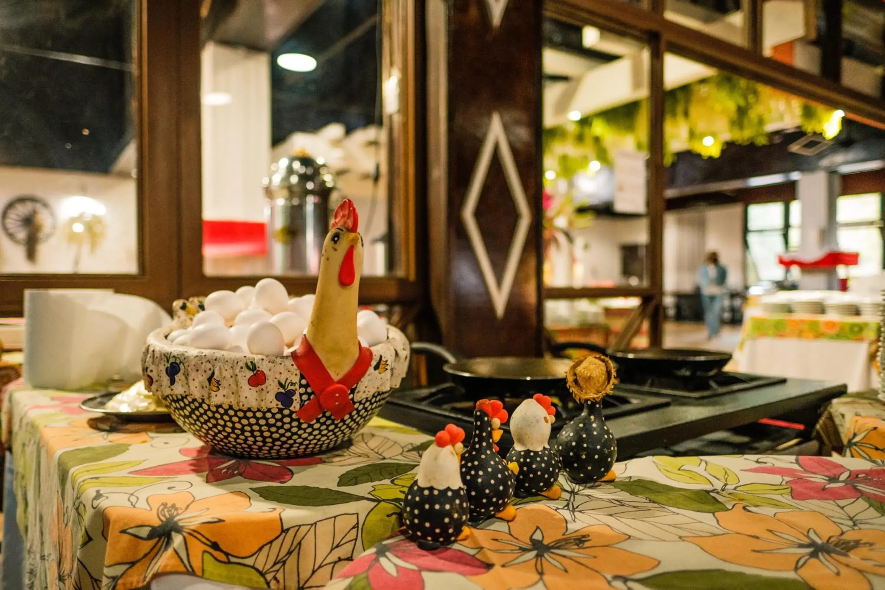 Buffet breakfast in Hotel Mato Grosso Águas Quentes Buffet breakfast in Hotel Mato Grosso Águas Quentes