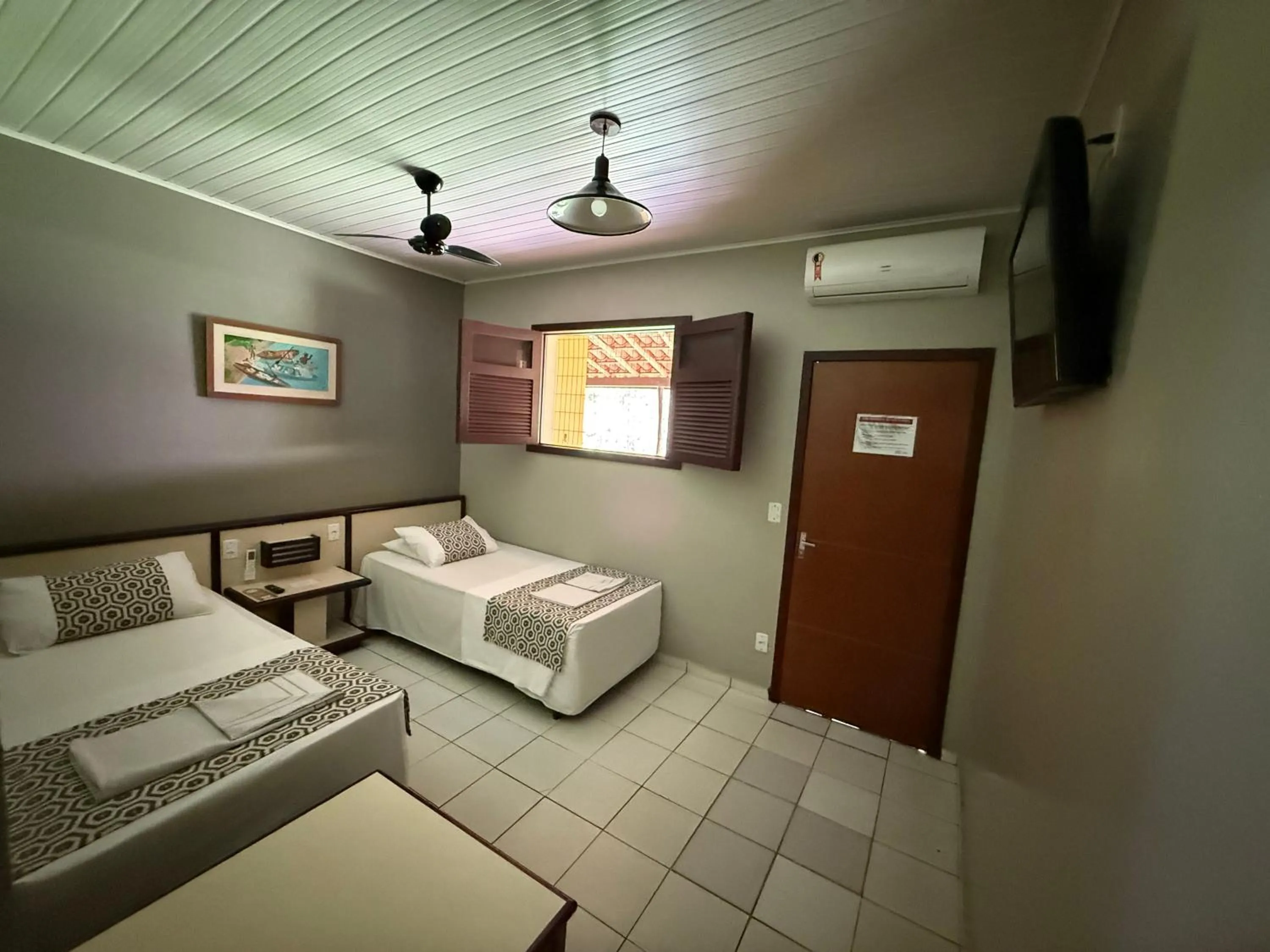 Bed in Hotel Mato Grosso Águas Quentes