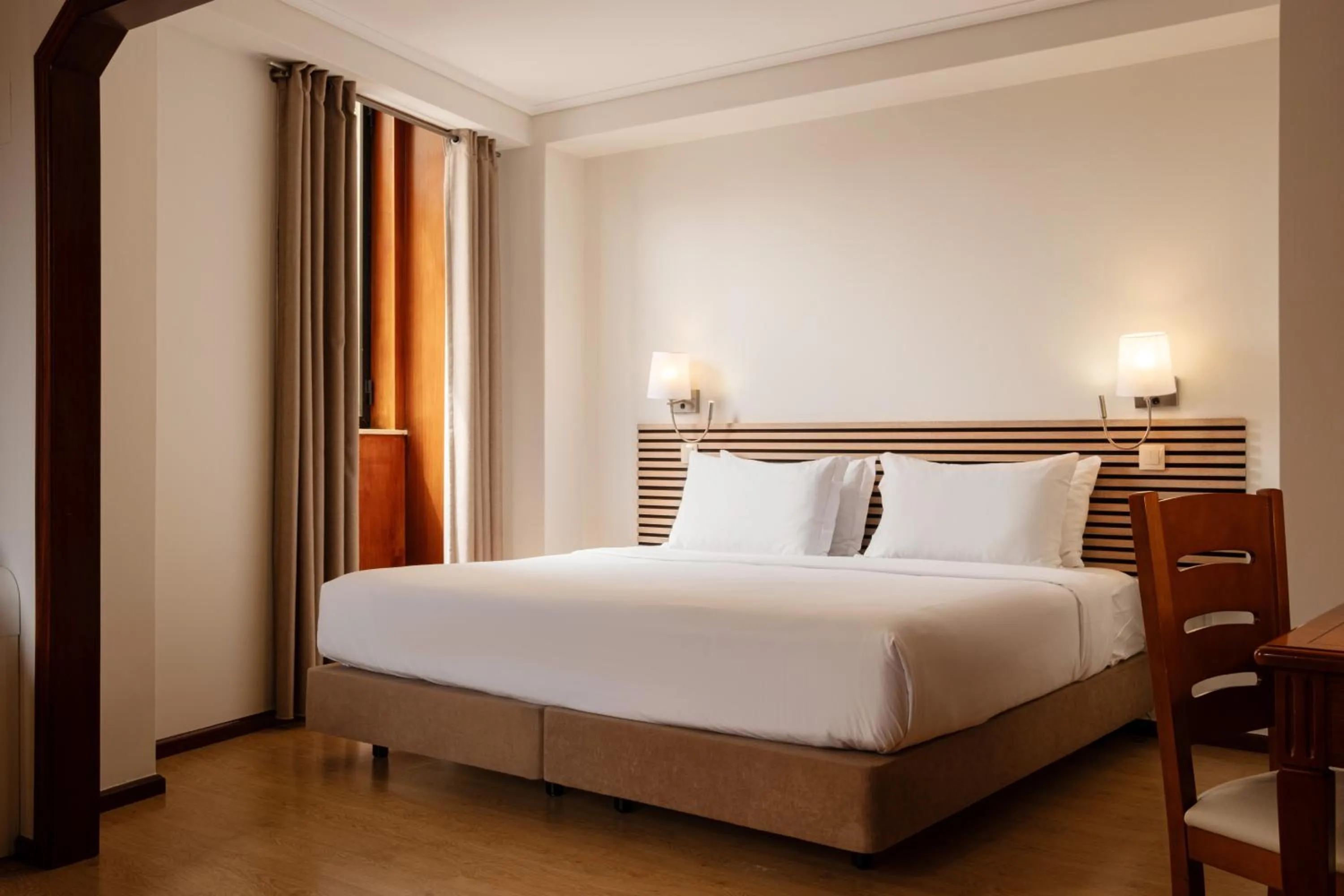 Bedroom, Bed in Hotel da Bolsa