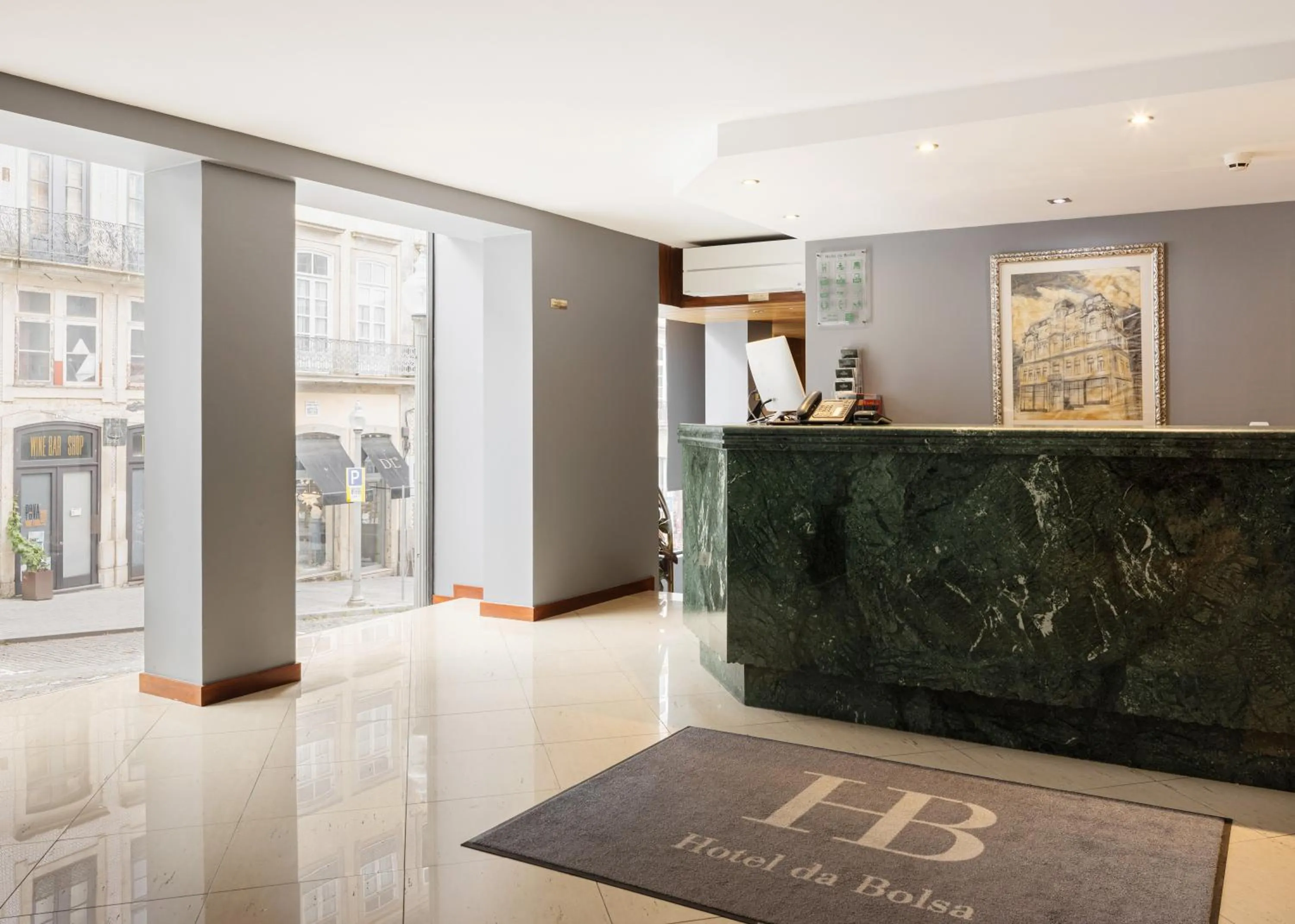 Lobby or reception in Hotel da Bolsa