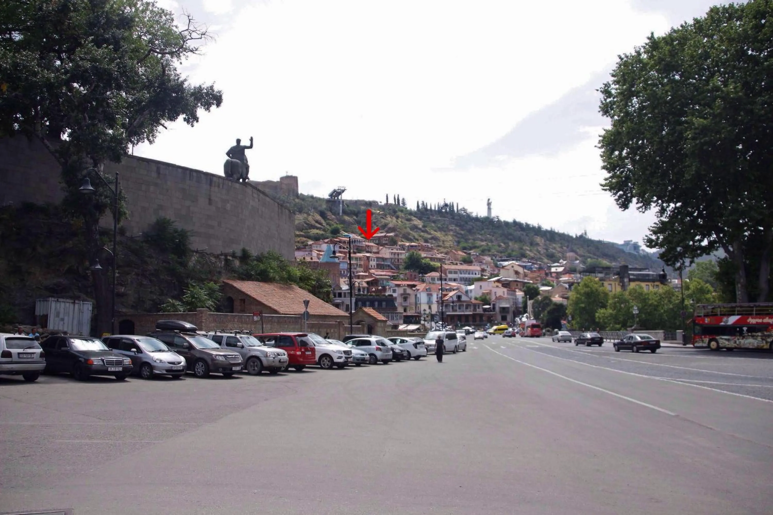 City view in M & L Old Tbilisi