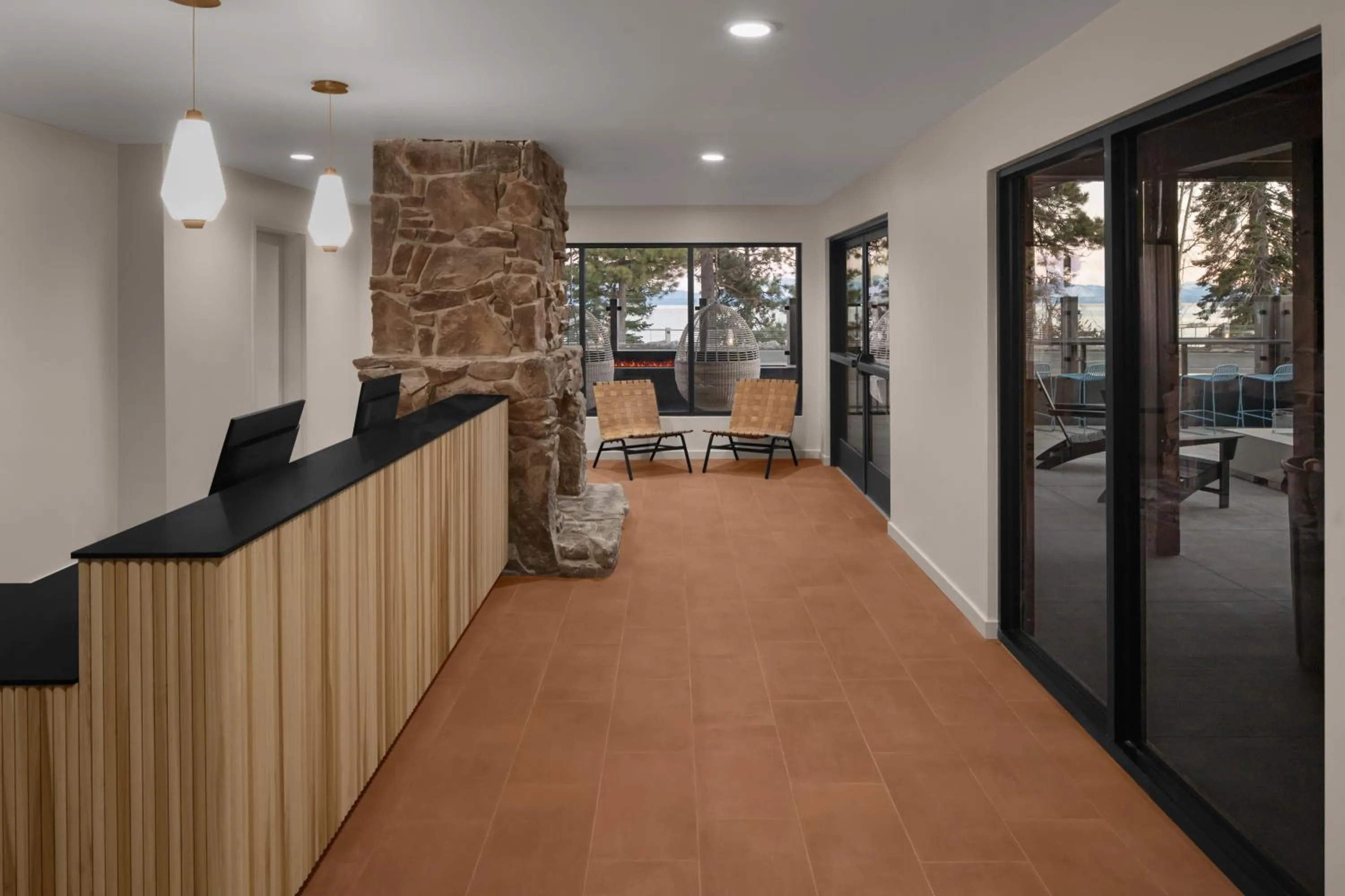 Lobby or reception in evo Hotel Tahoe City
