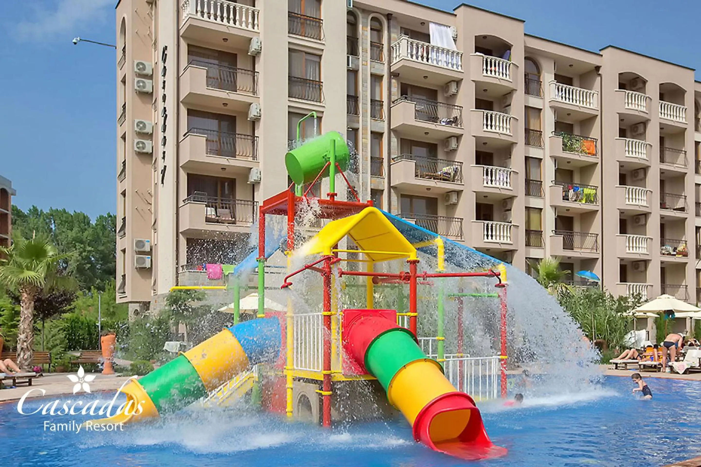 Children play ground in Cascadas Family Resort