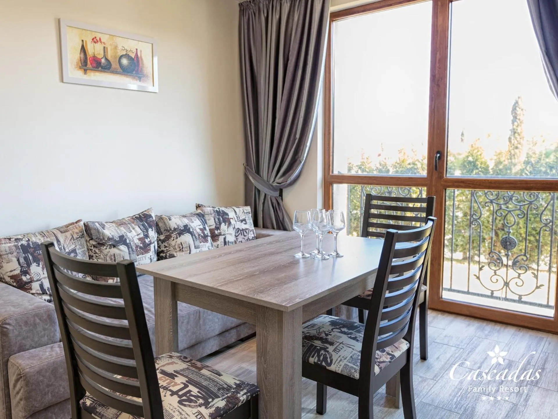 Balcony/Terrace in Cascadas Family Resort