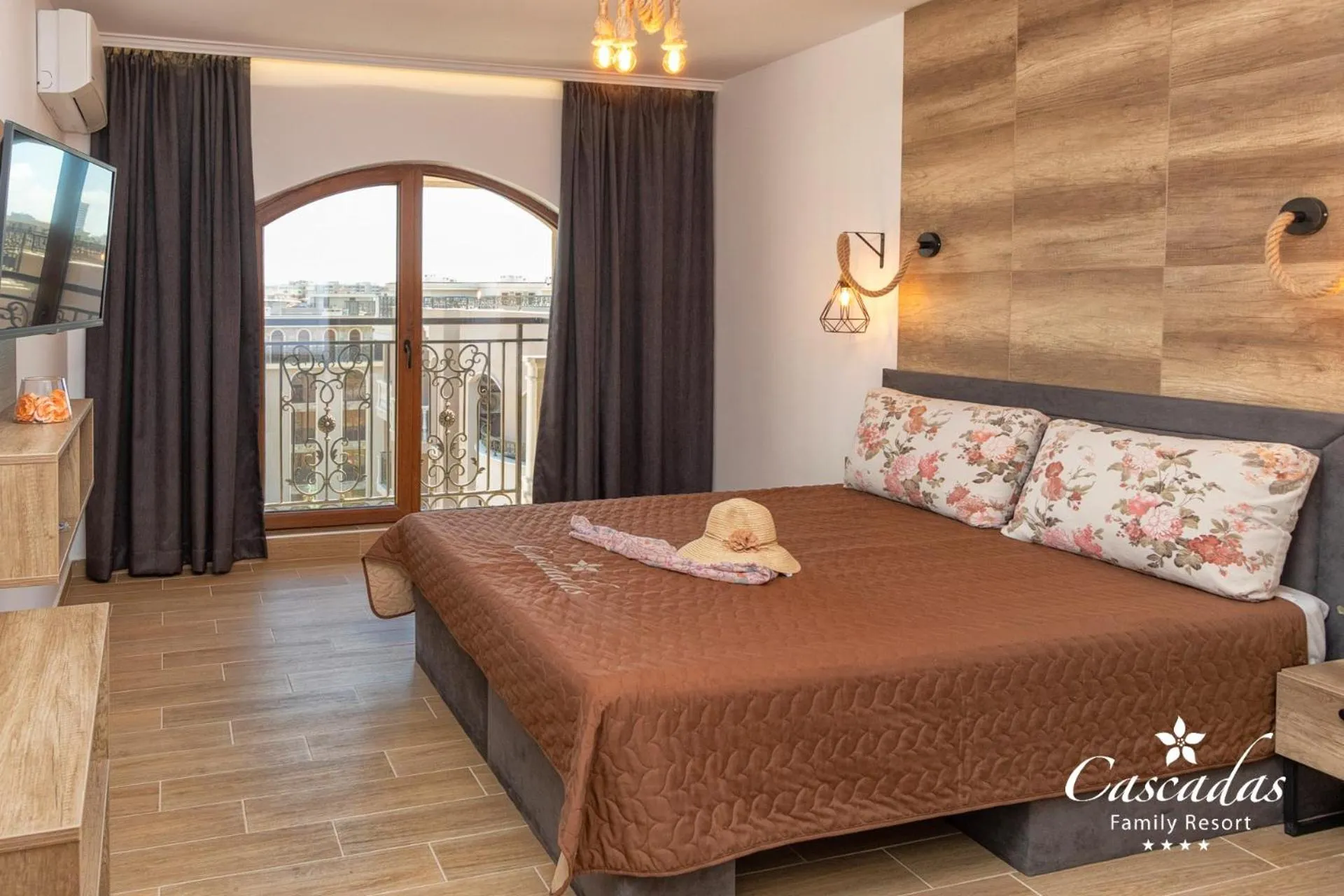 Bedroom, Bed in Cascadas Family Resort