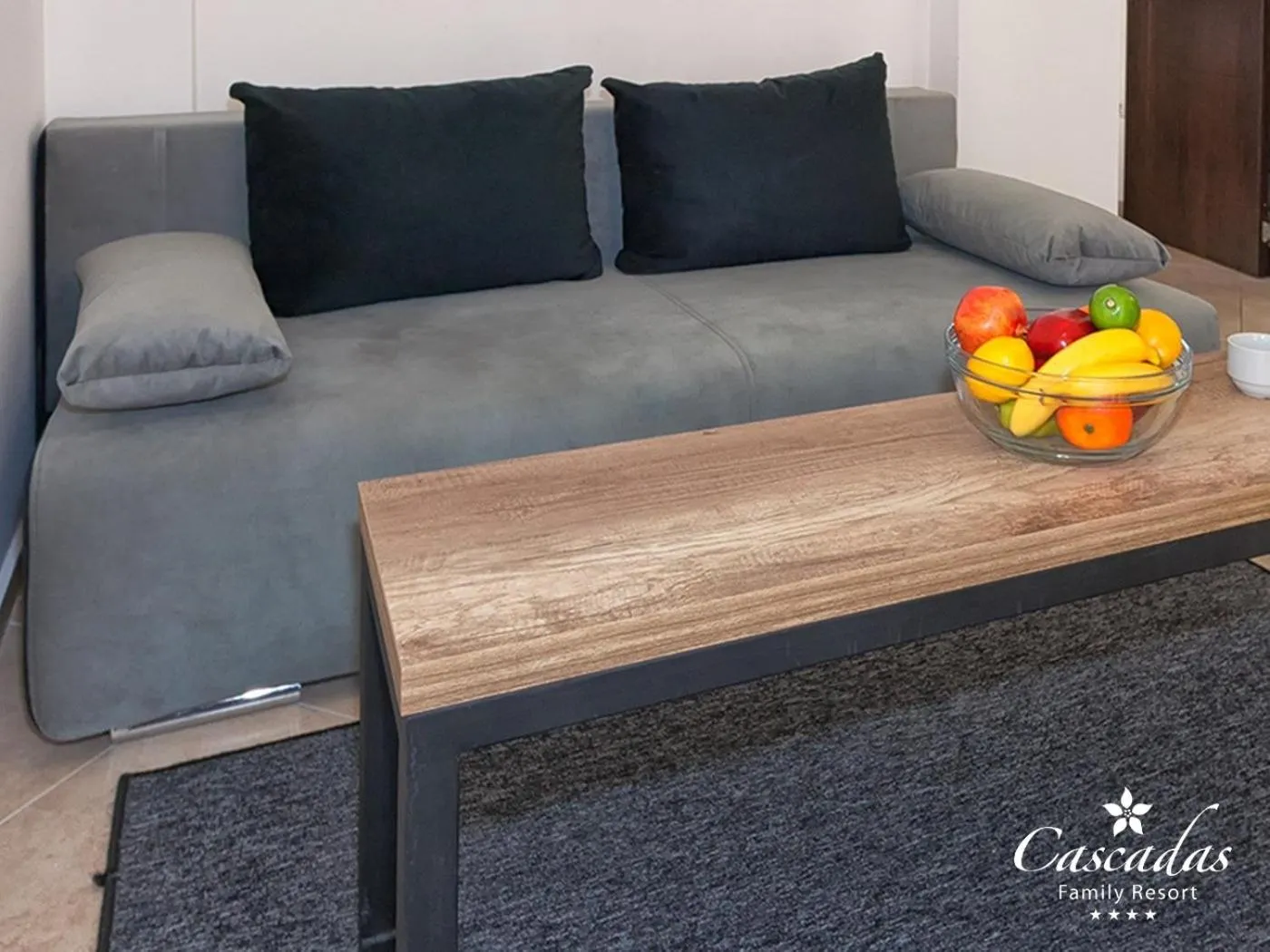 Living room in Cascadas Family Resort