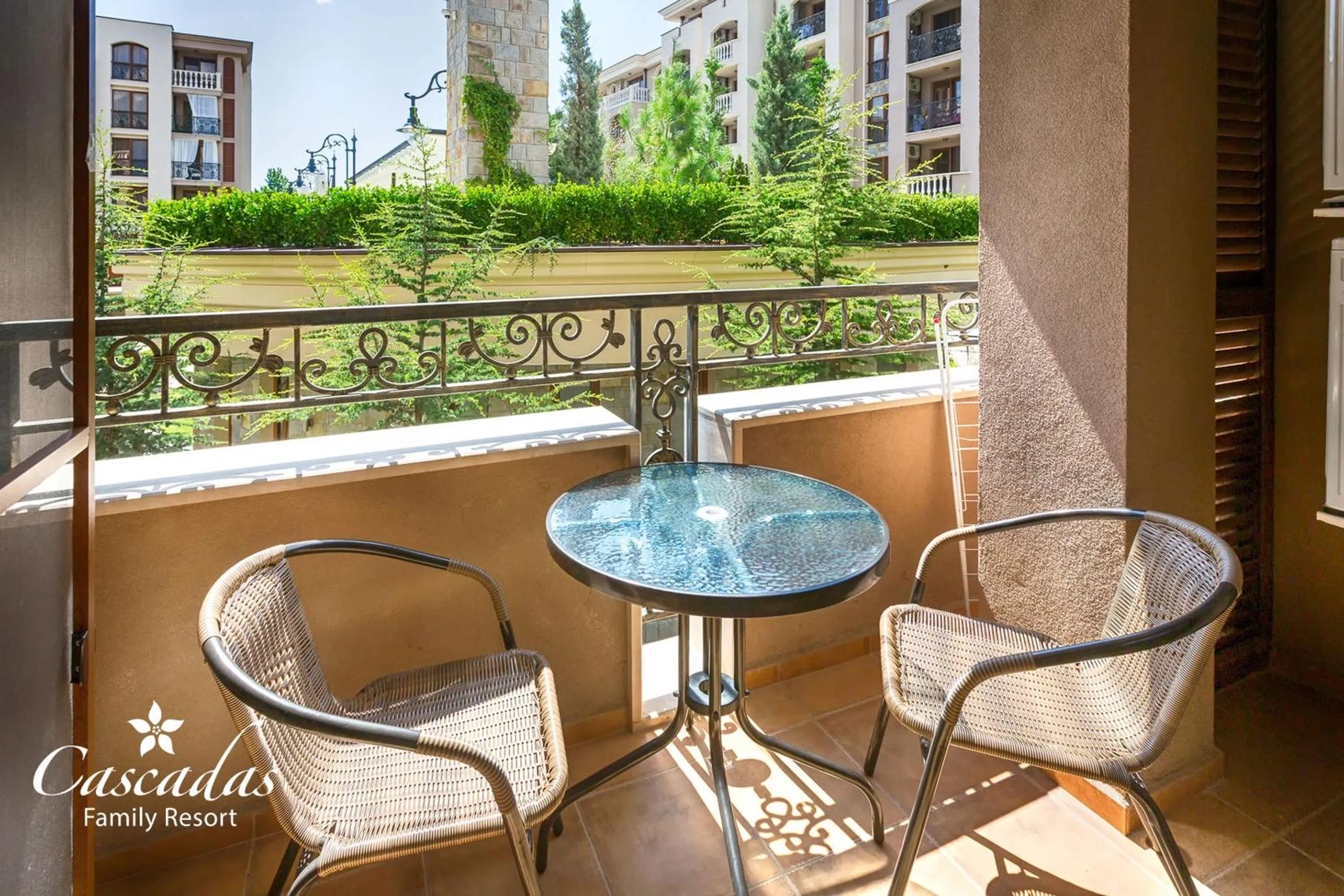 Balcony/Terrace in Cascadas Family Resort