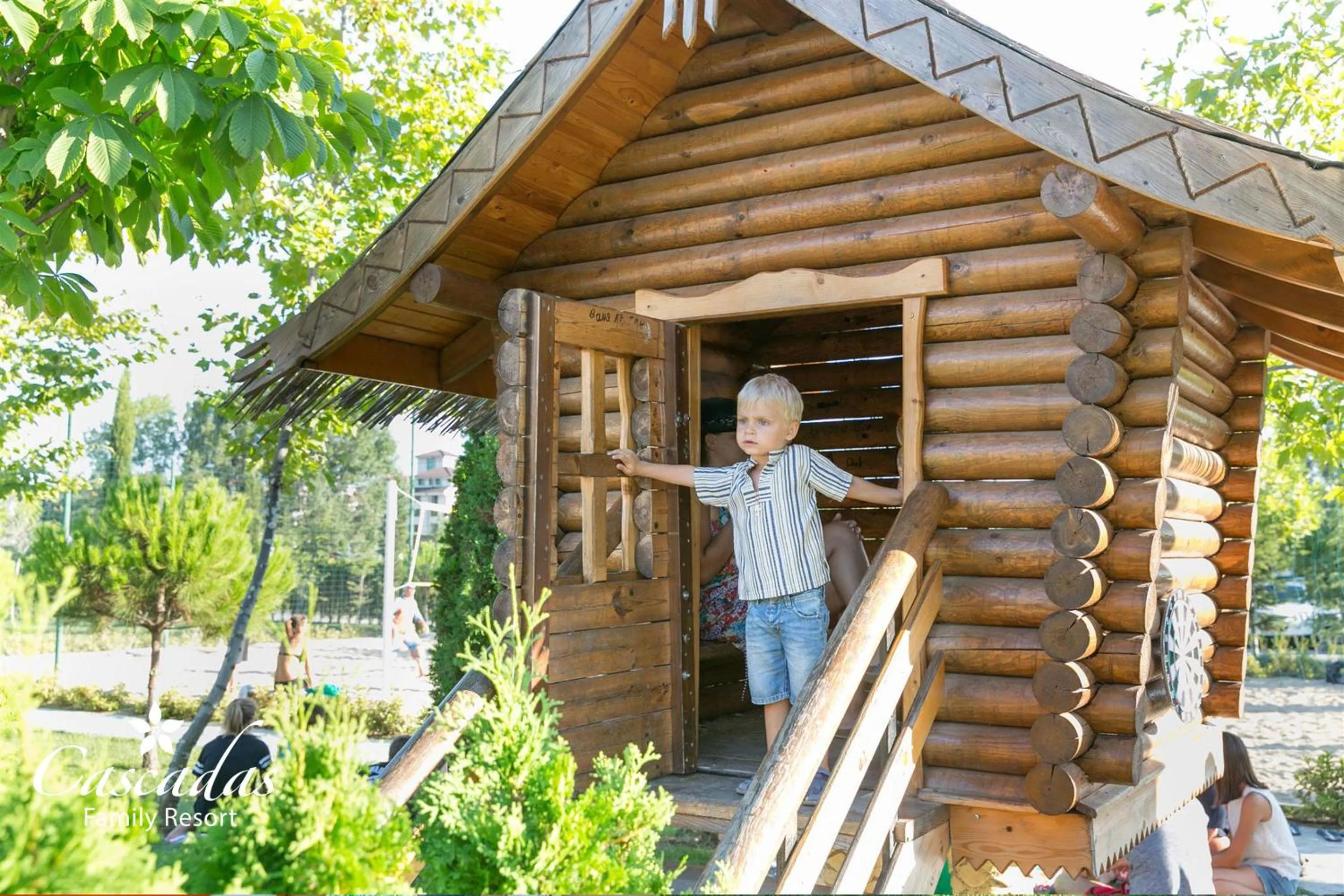 Children play ground in Cascadas Family Resort
