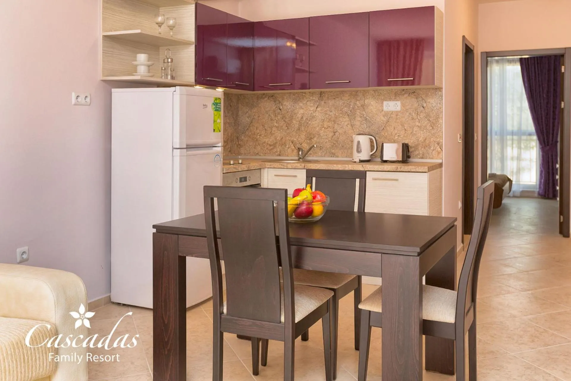 Living room in Cascadas Family Resort