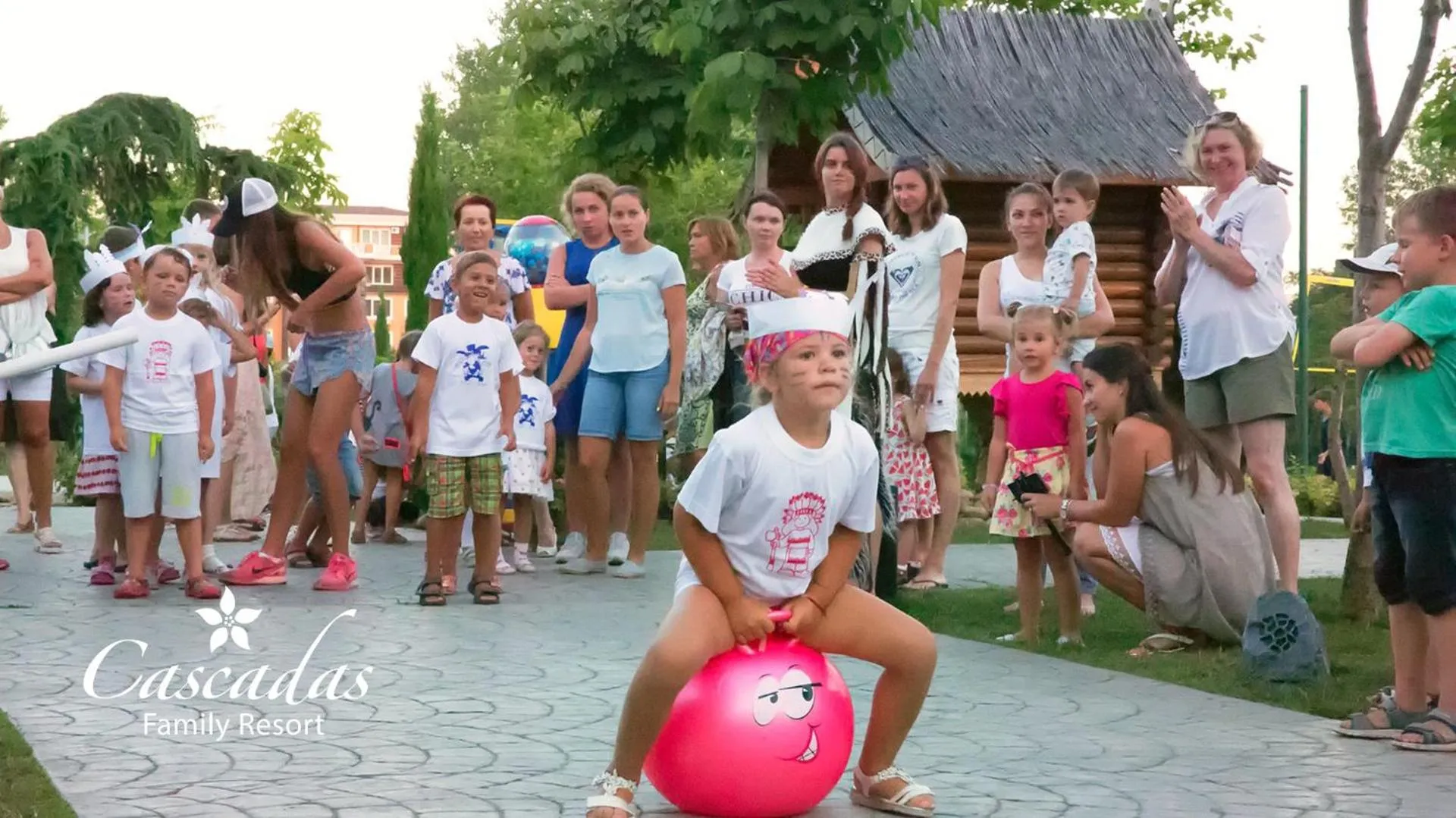 Children play ground in Cascadas Family Resort
