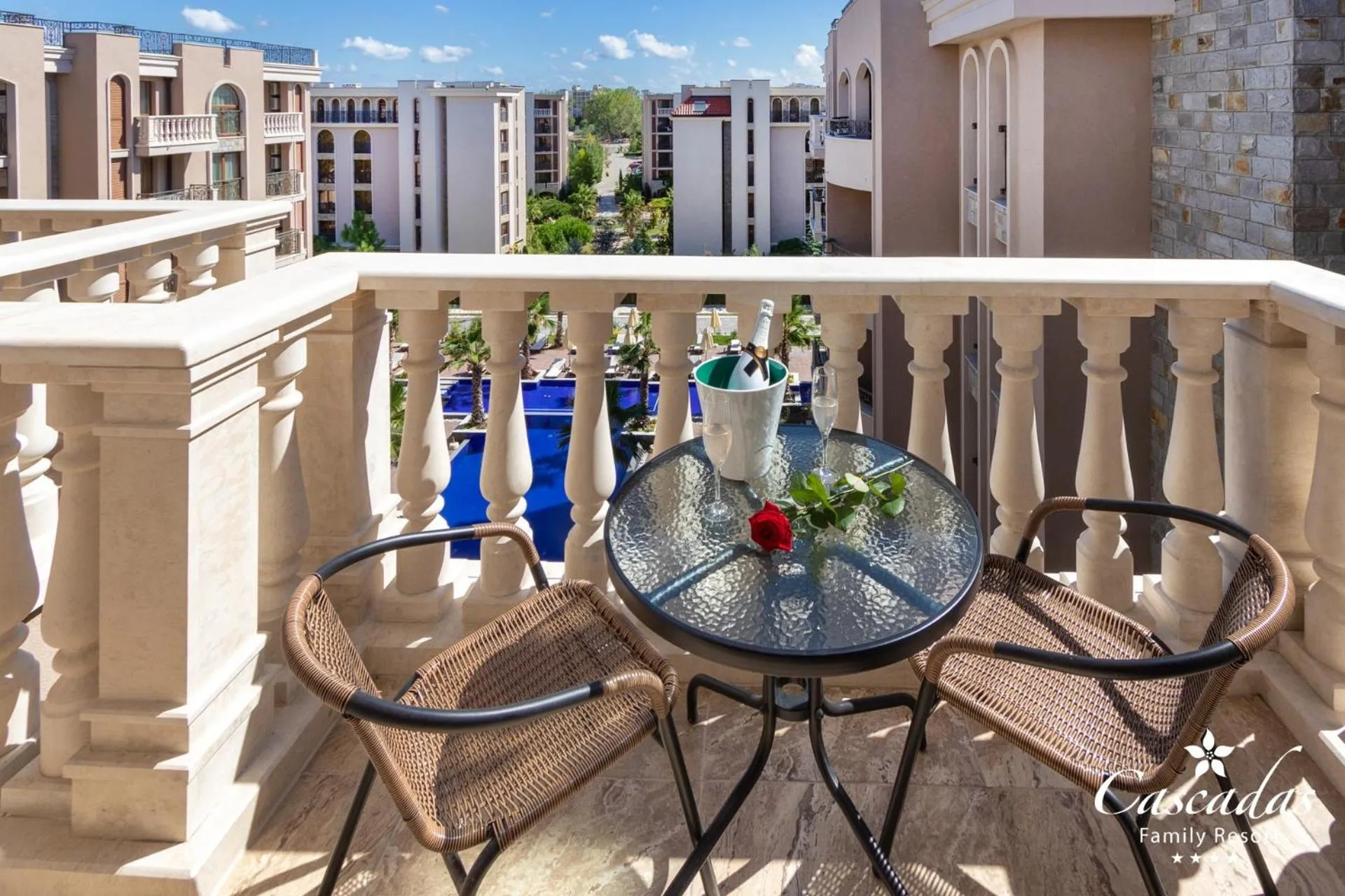 Balcony/Terrace in Cascadas Family Resort