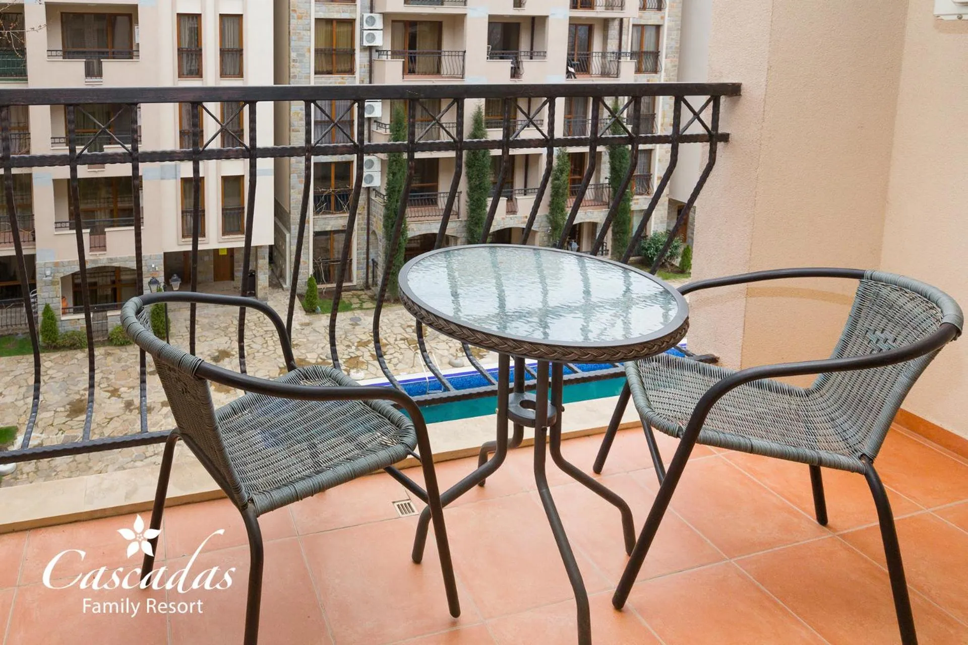 Balcony/Terrace in Cascadas Family Resort