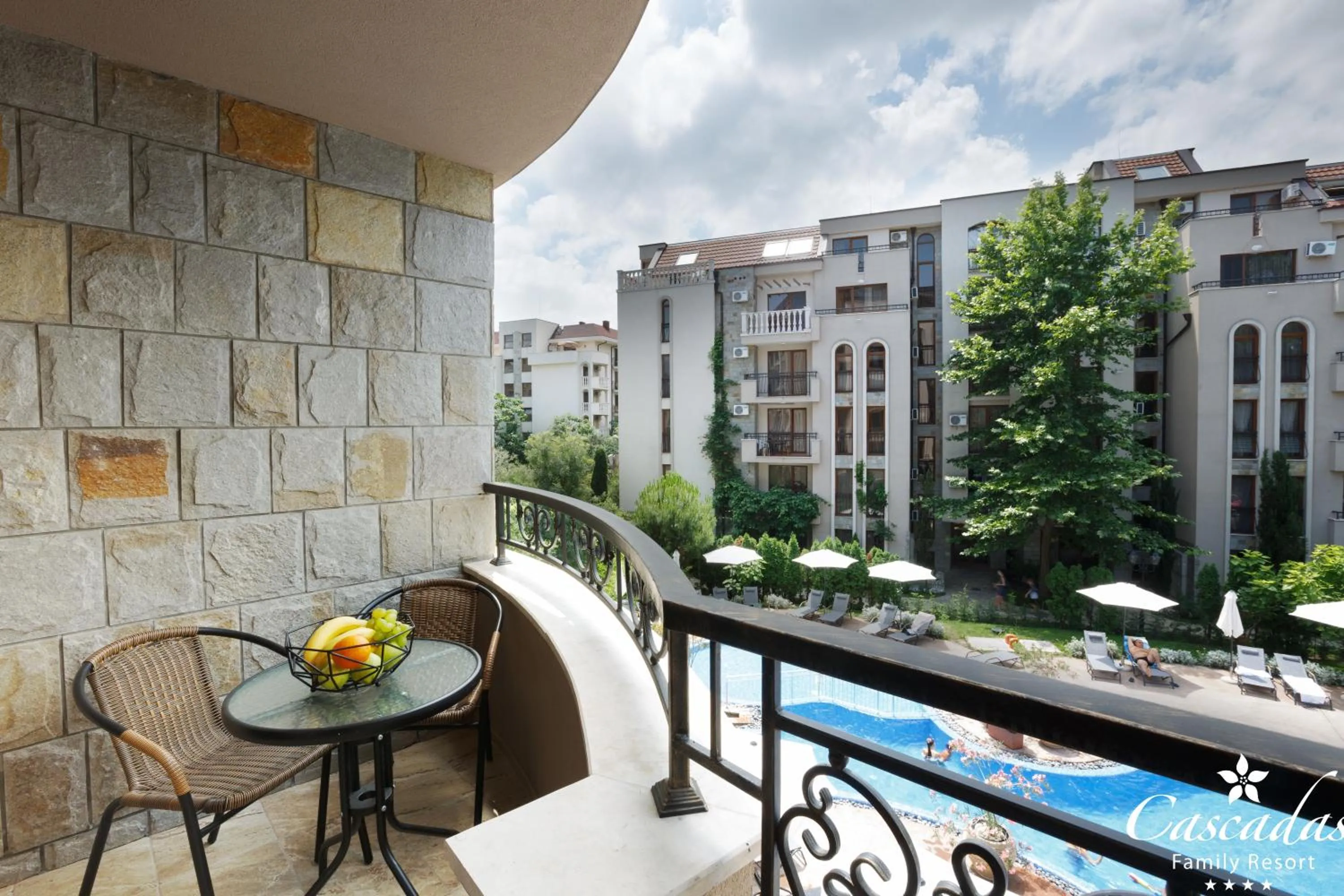 Balcony/Terrace in Cascadas Family Resort