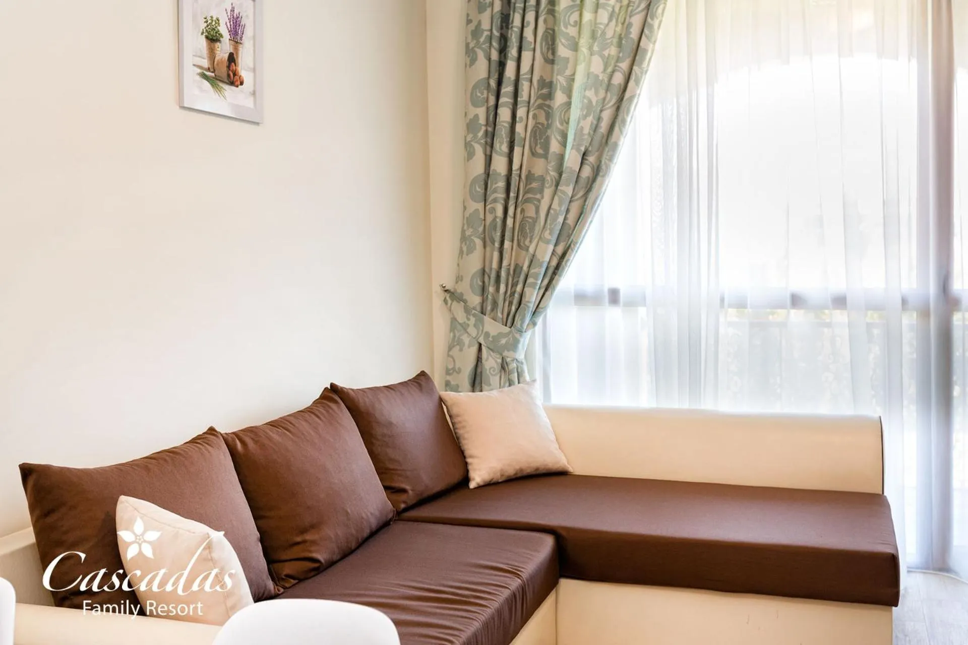 Living room in Cascadas Family Resort