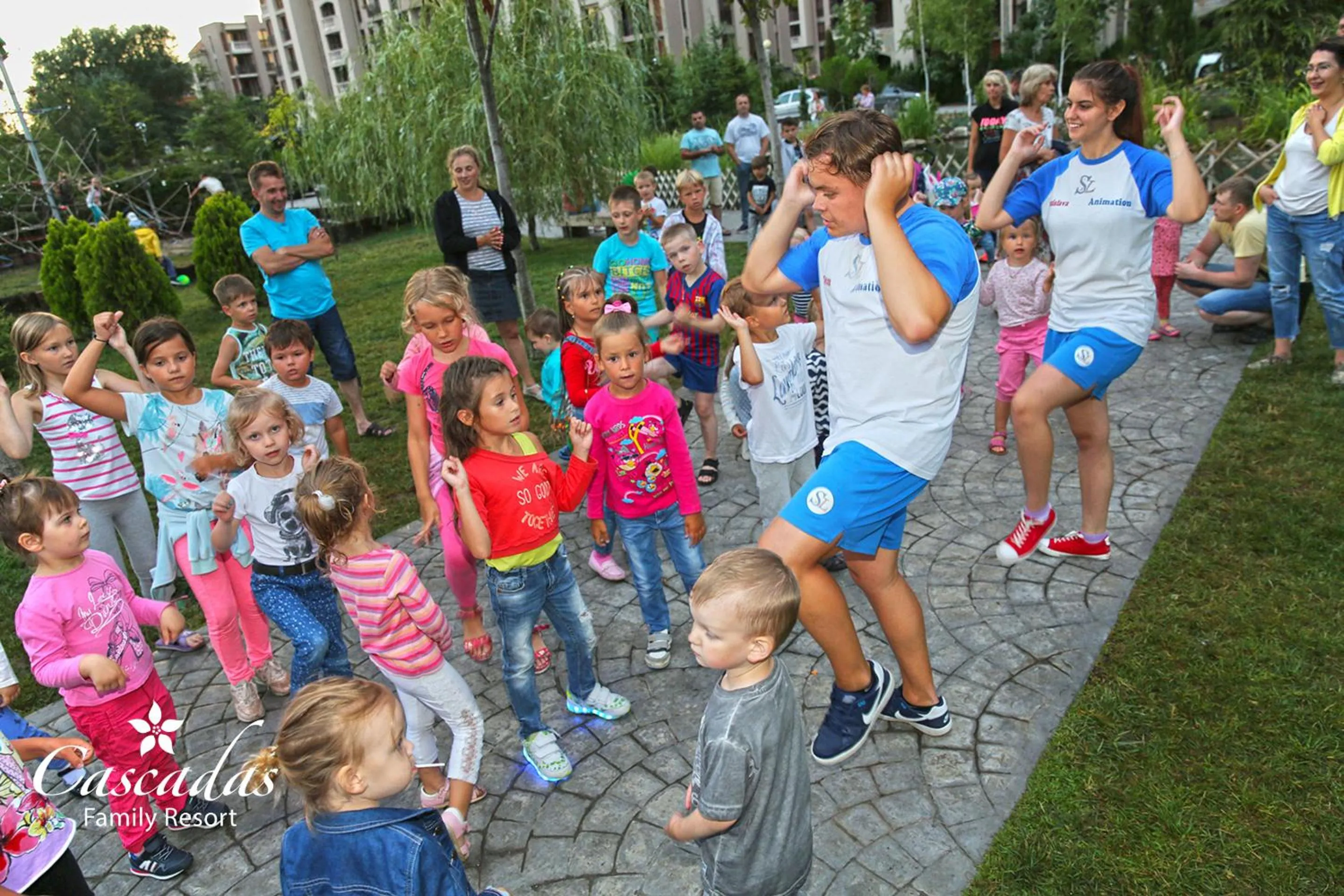 Children play ground in Cascadas Family Resort