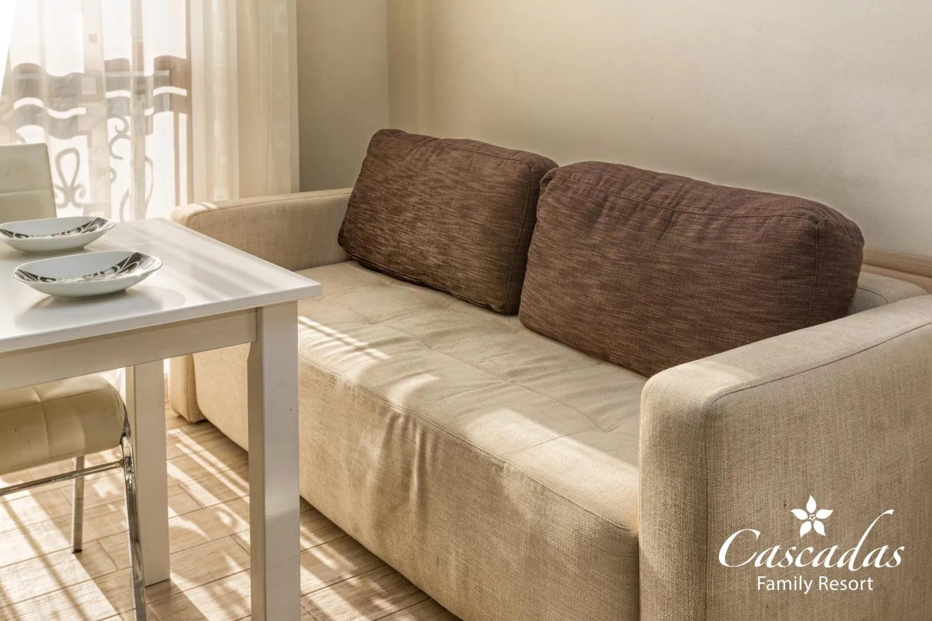 Living room in Cascadas Family Resort