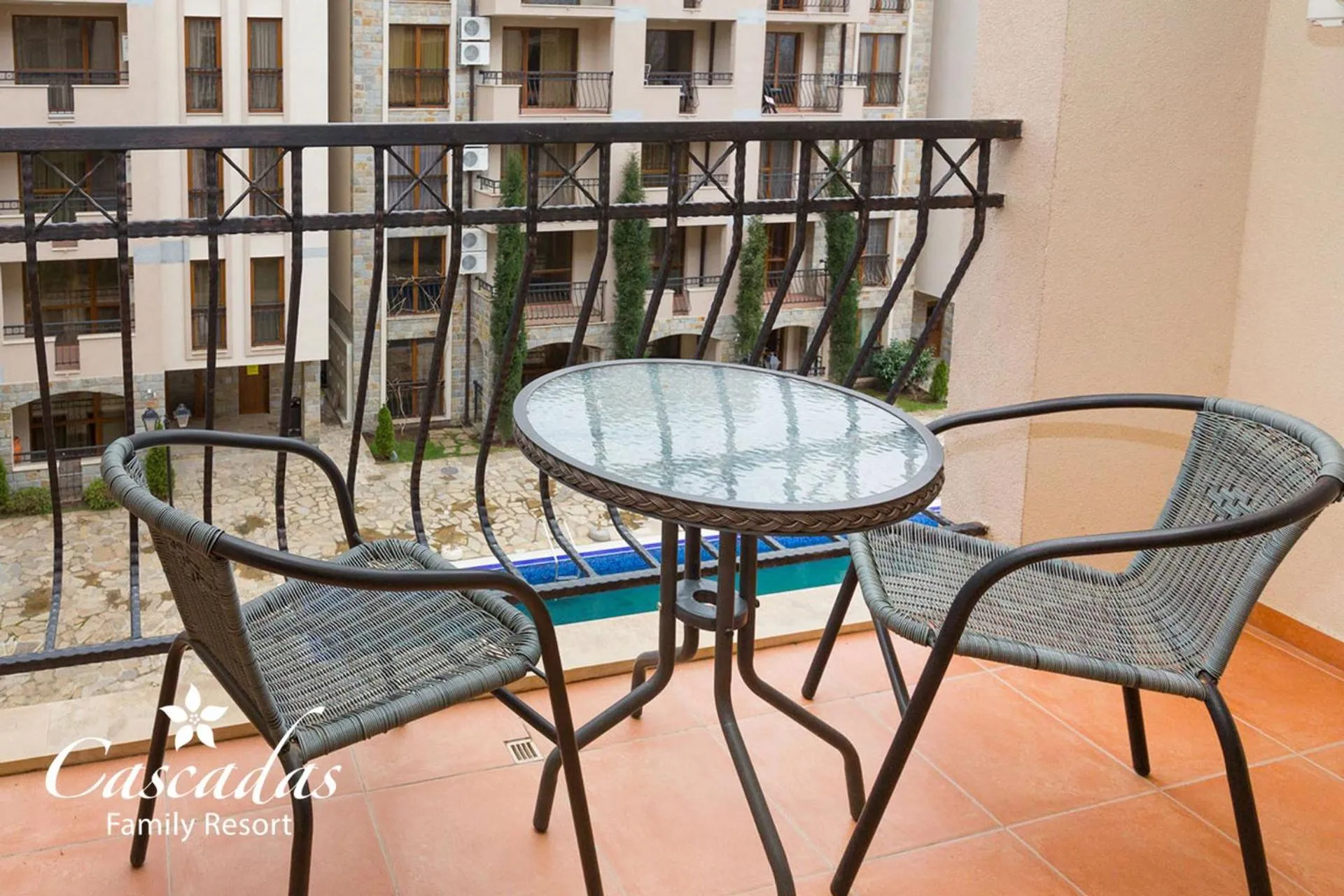 Balcony/Terrace in Cascadas Family Resort