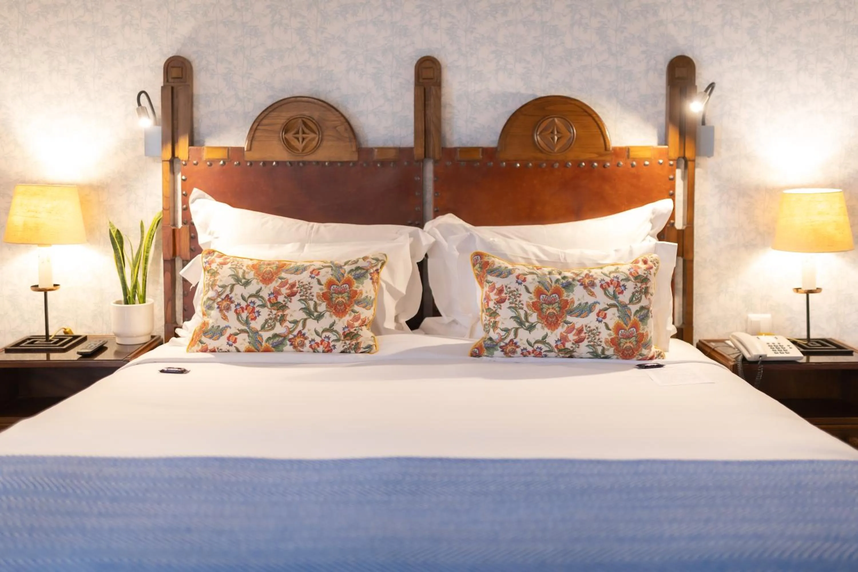 Bed in Pousada Geres-Caniçada