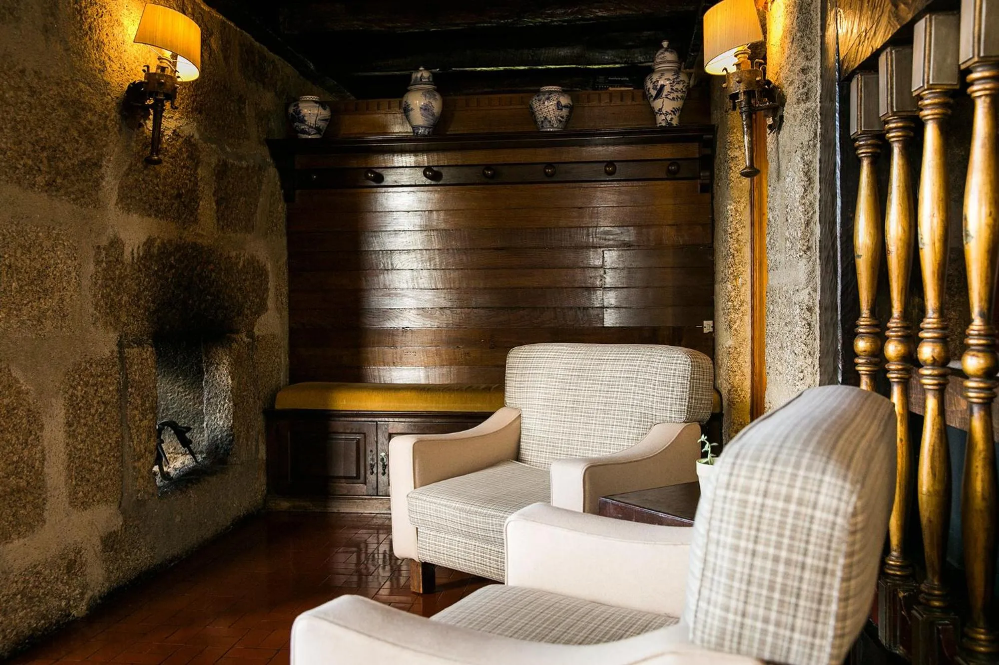 Communal lounge/ TV room in Pousada Geres-Caniçada