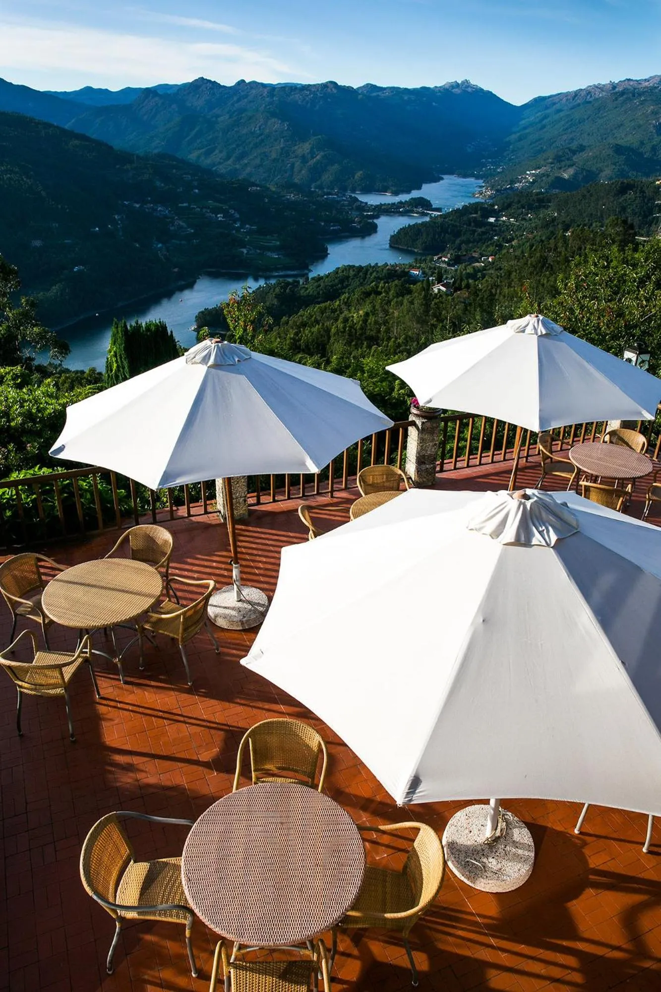 Balcony/Terrace in Pousada Geres-Caniçada