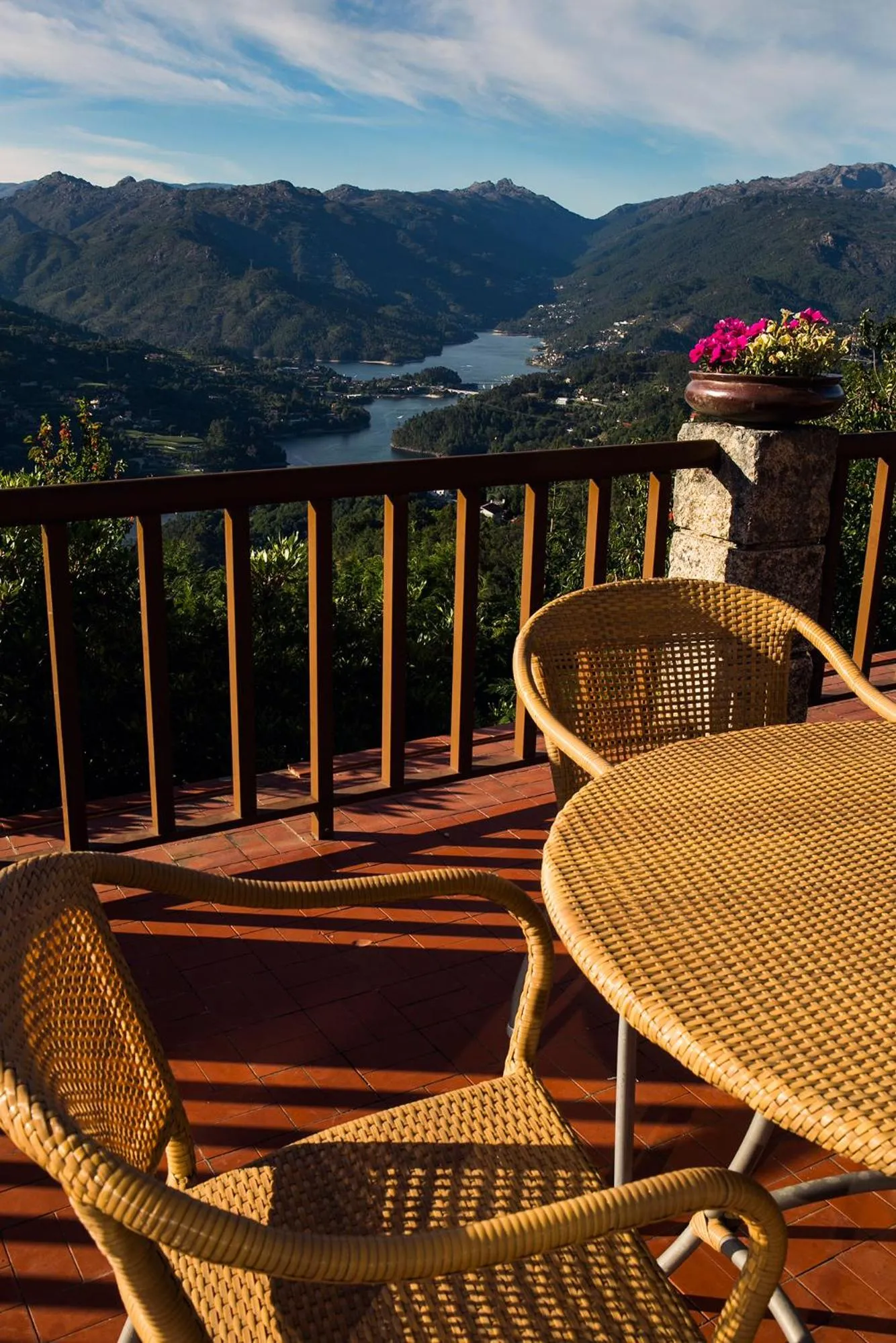 Balcony/Terrace in Pousada Geres-Caniçada