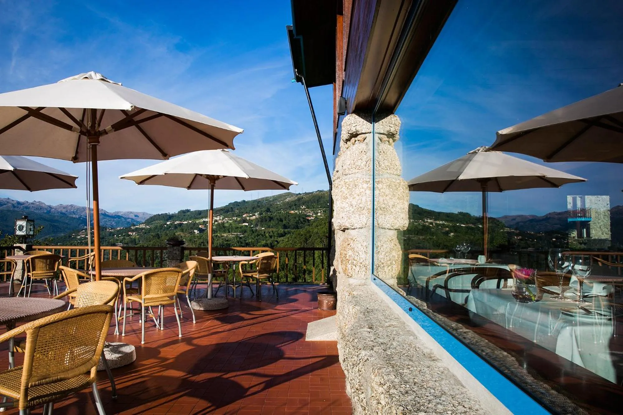 Balcony/Terrace in Pousada Geres-Caniçada