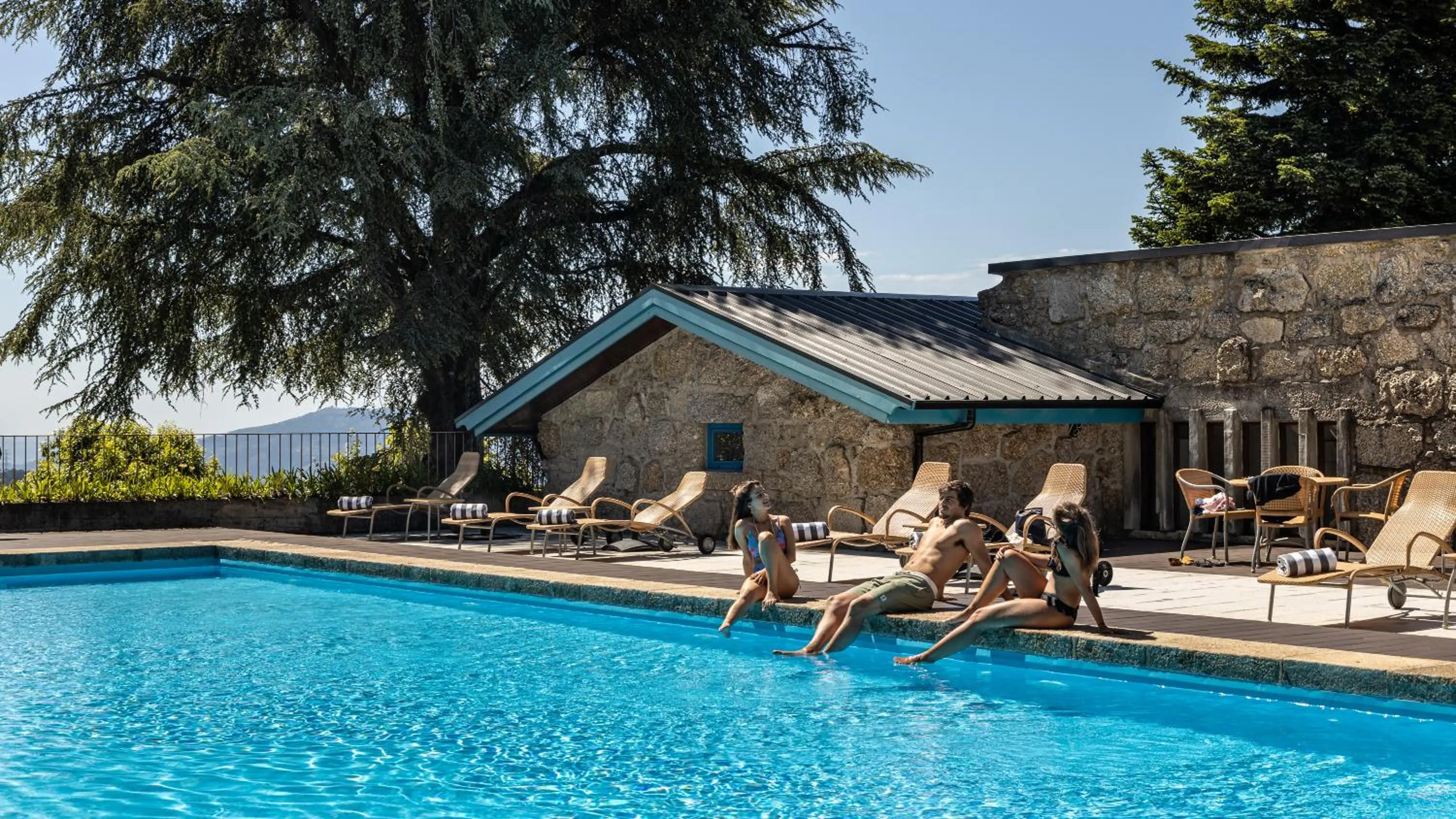 Swimming pool in Pousada Geres-Caniçada
