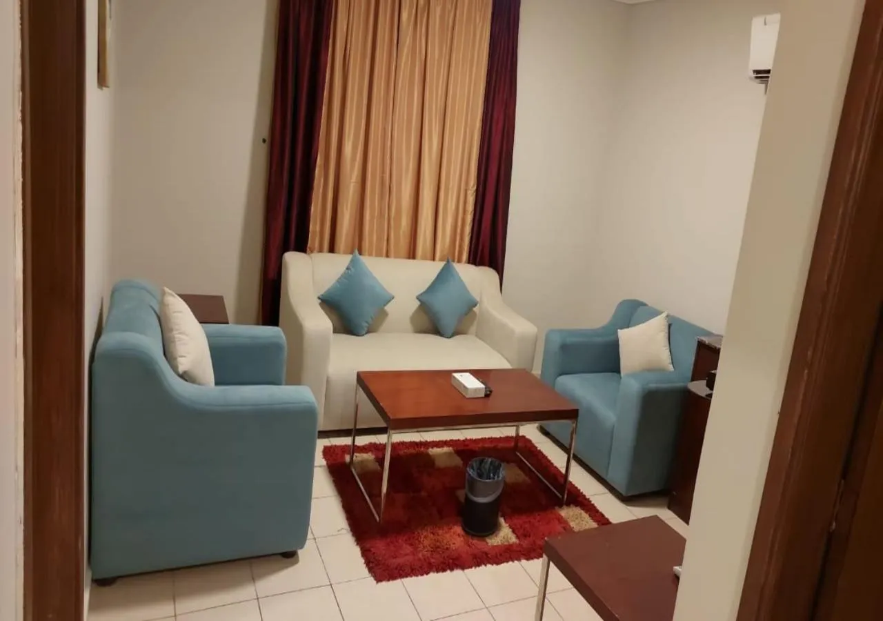 Seating area in Raoum Inn Majmaa