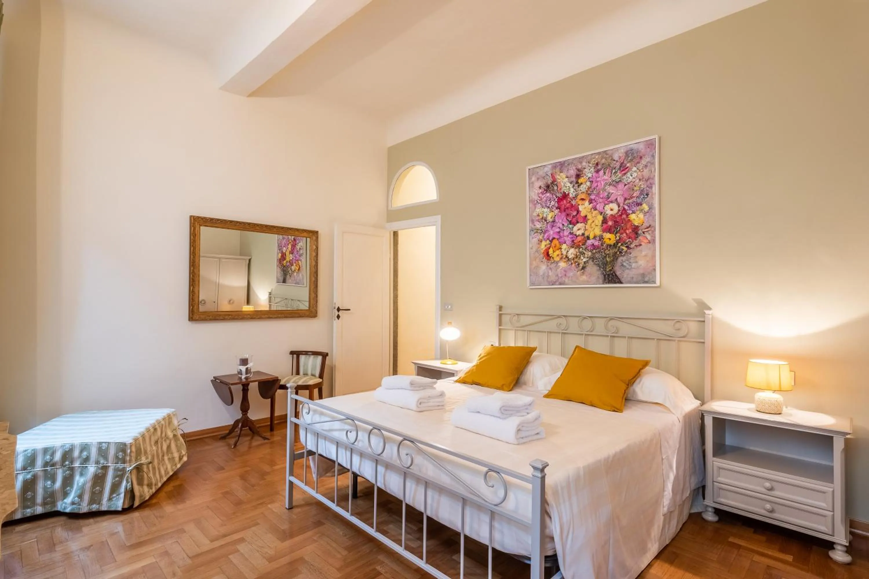 Bed in The Painters house in Santa Croce by Mmega