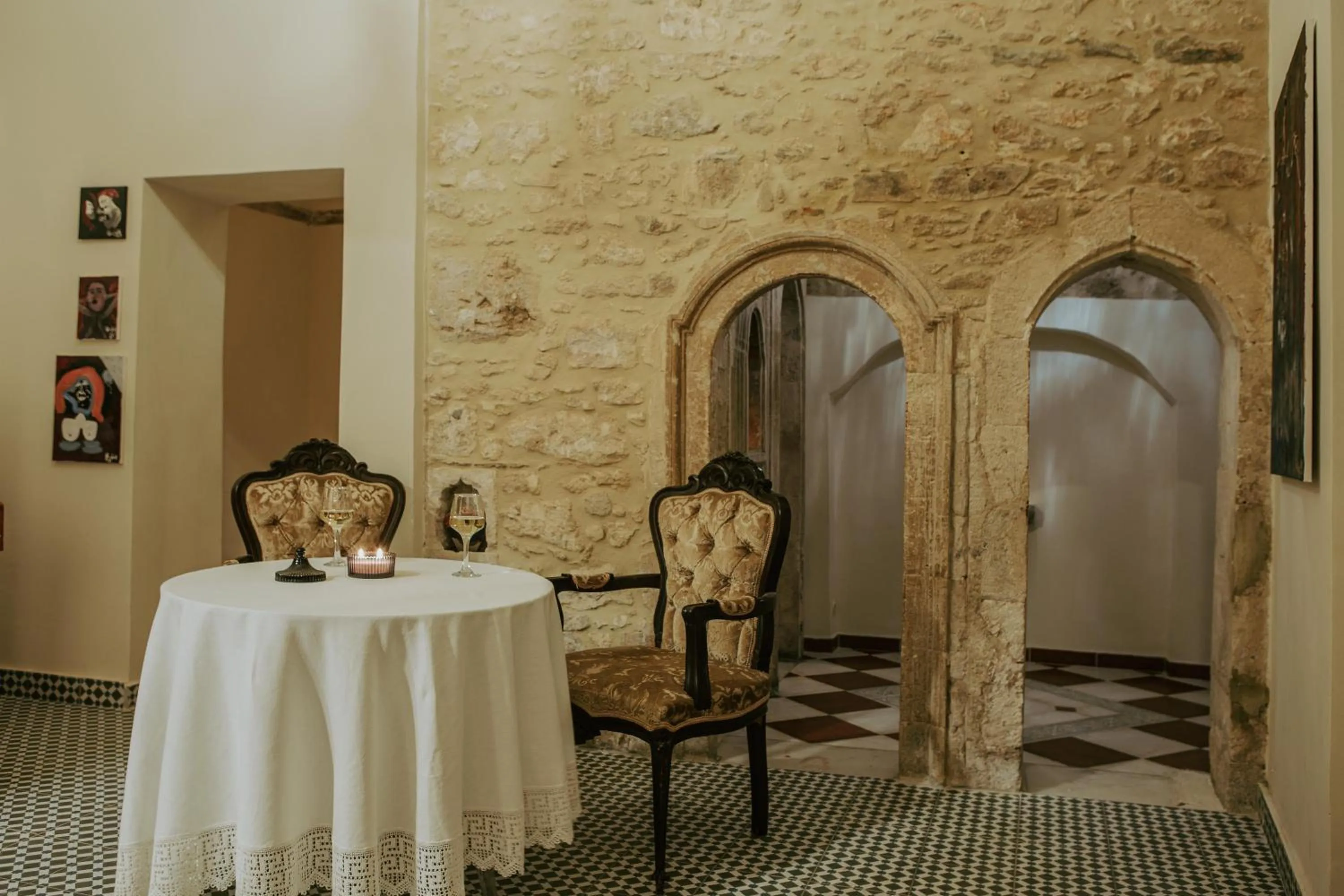 Living room in Porta Medina Boutique Hotel