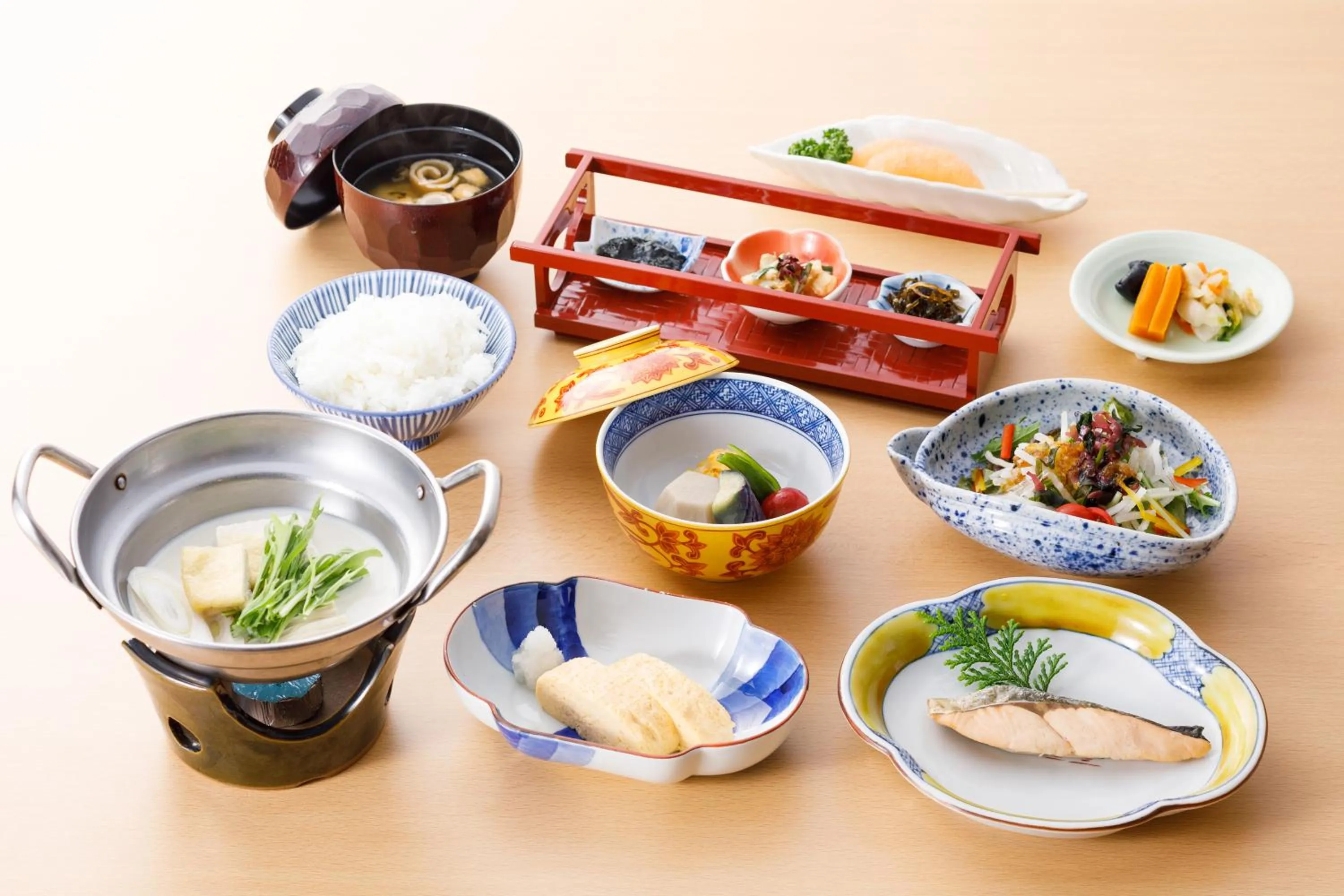 Breakfast in Kohan-no-Yado Morimoto