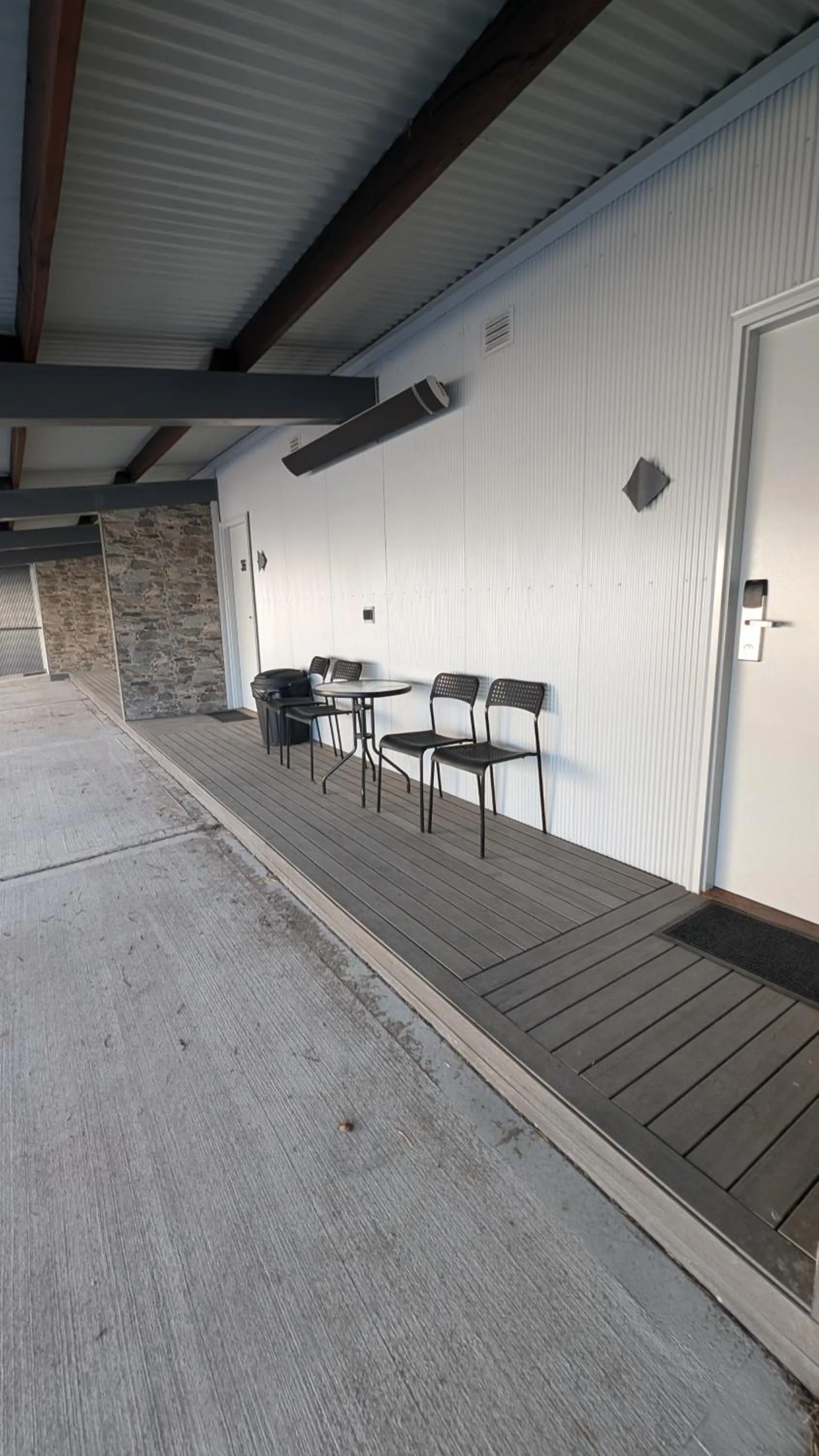 Seating area in Cooma High Country Motel
