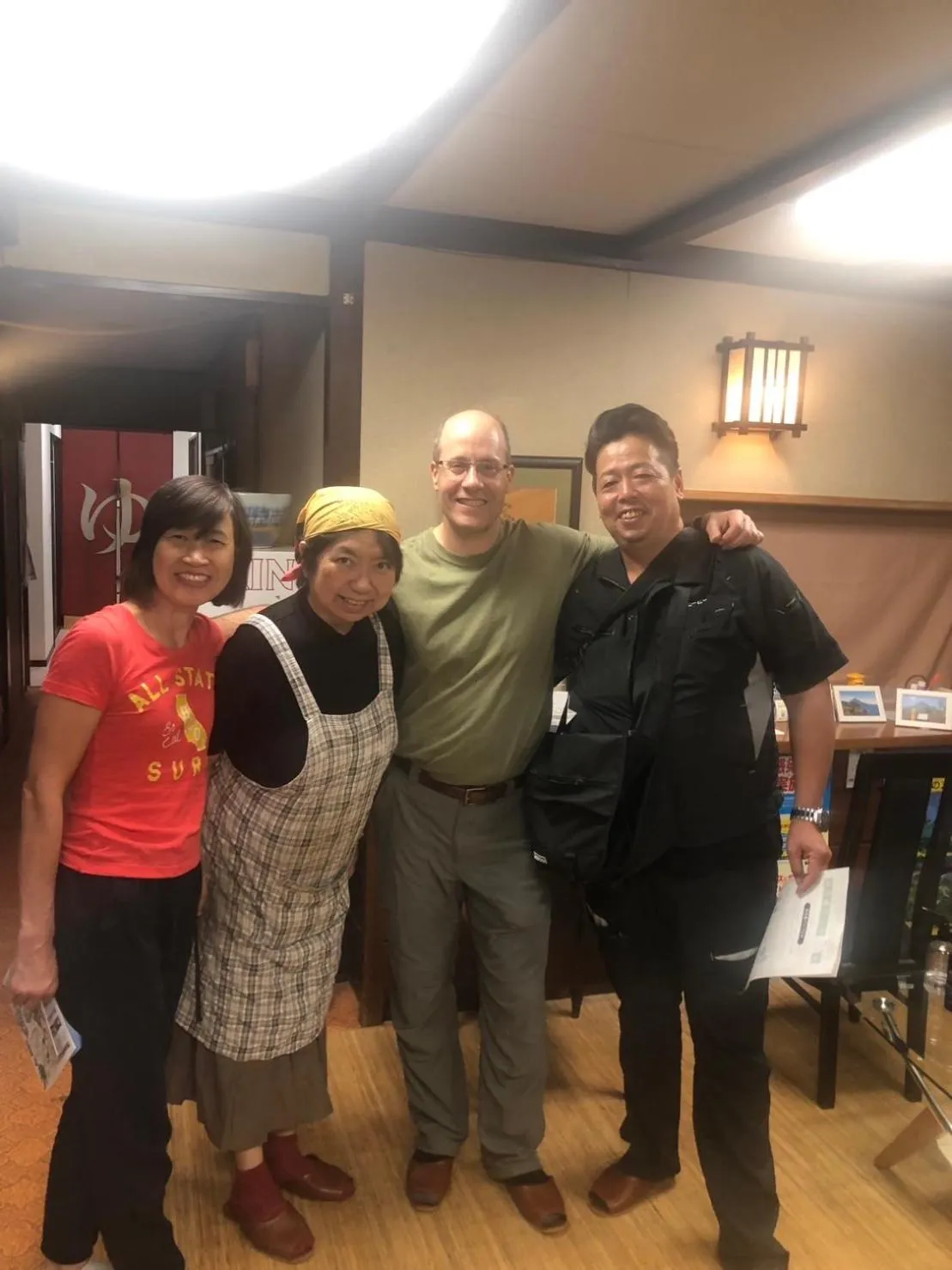 People in Family Ryokan Kawakyu with Showa Retro, private hot spring