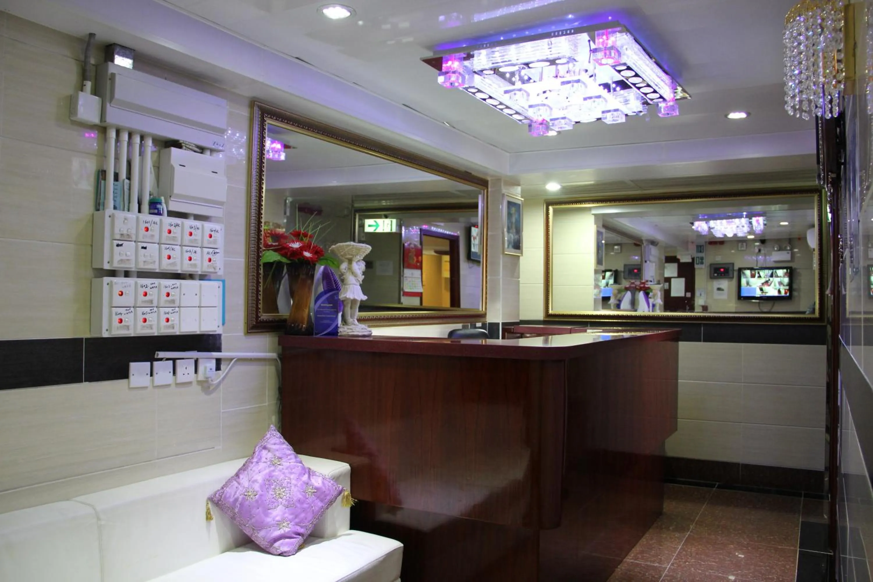 Lobby or reception in New Tokyo Hostel