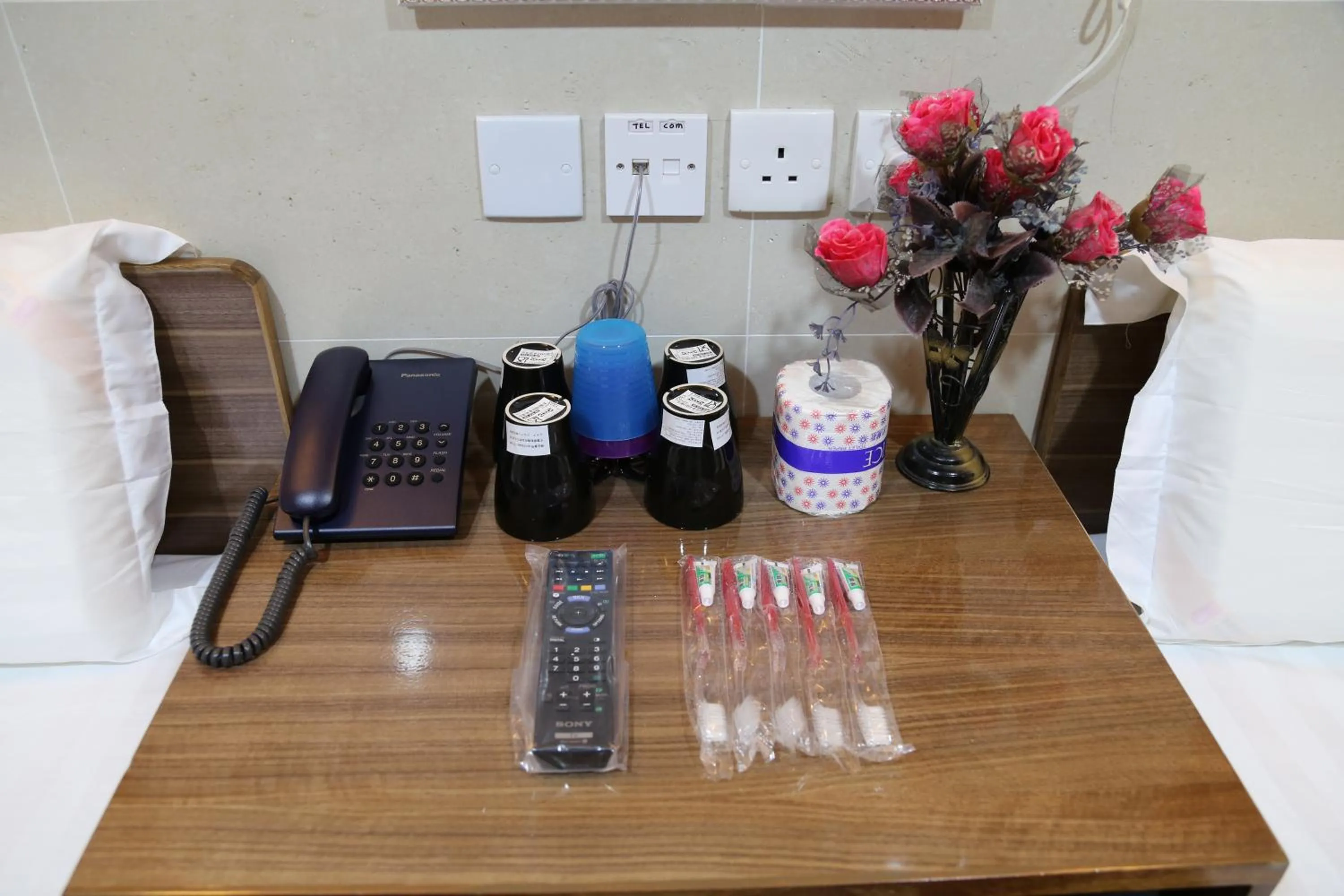 Decorative detail in New Tokyo Hostel