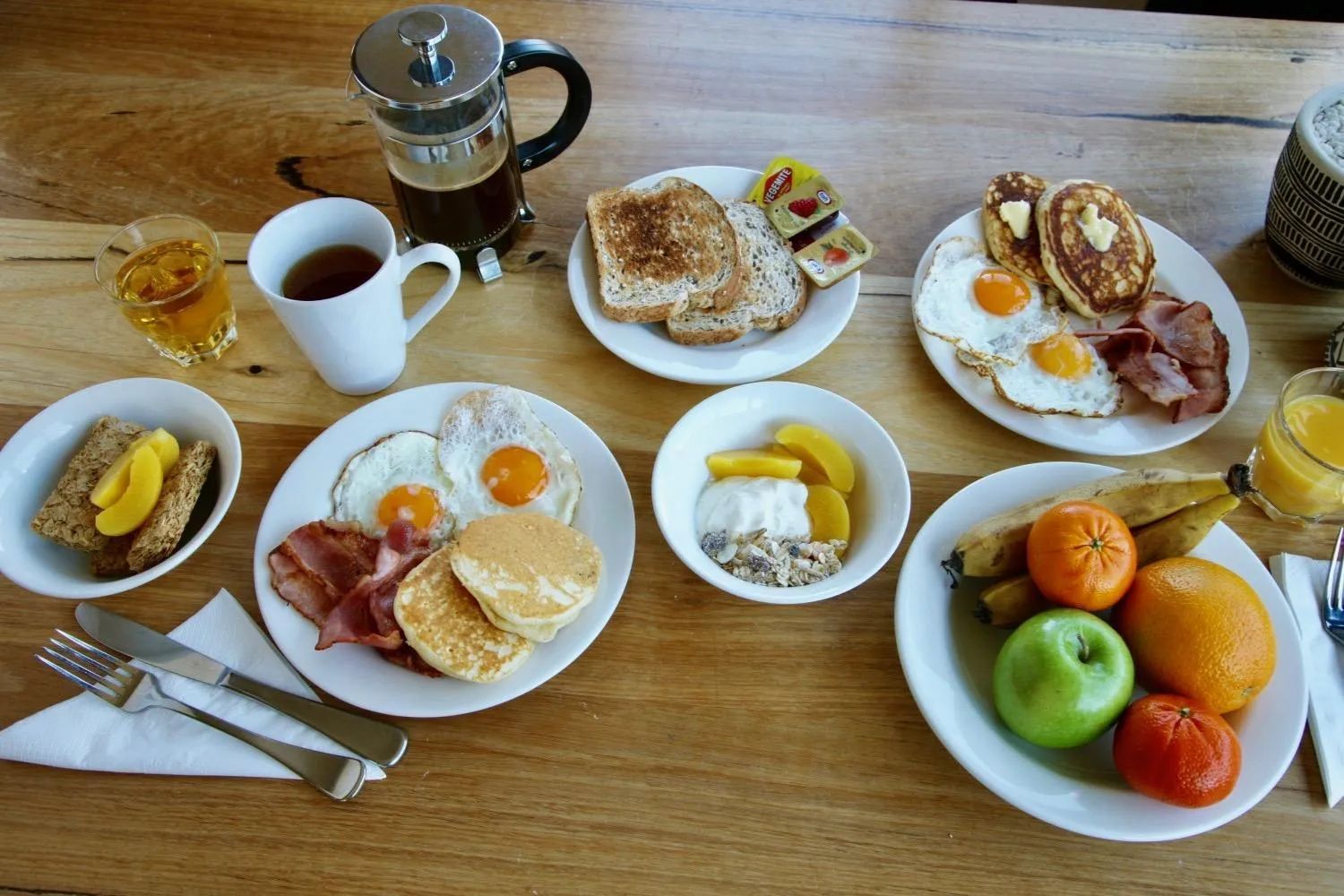 Food close-up in Boali Lodge Thredbo