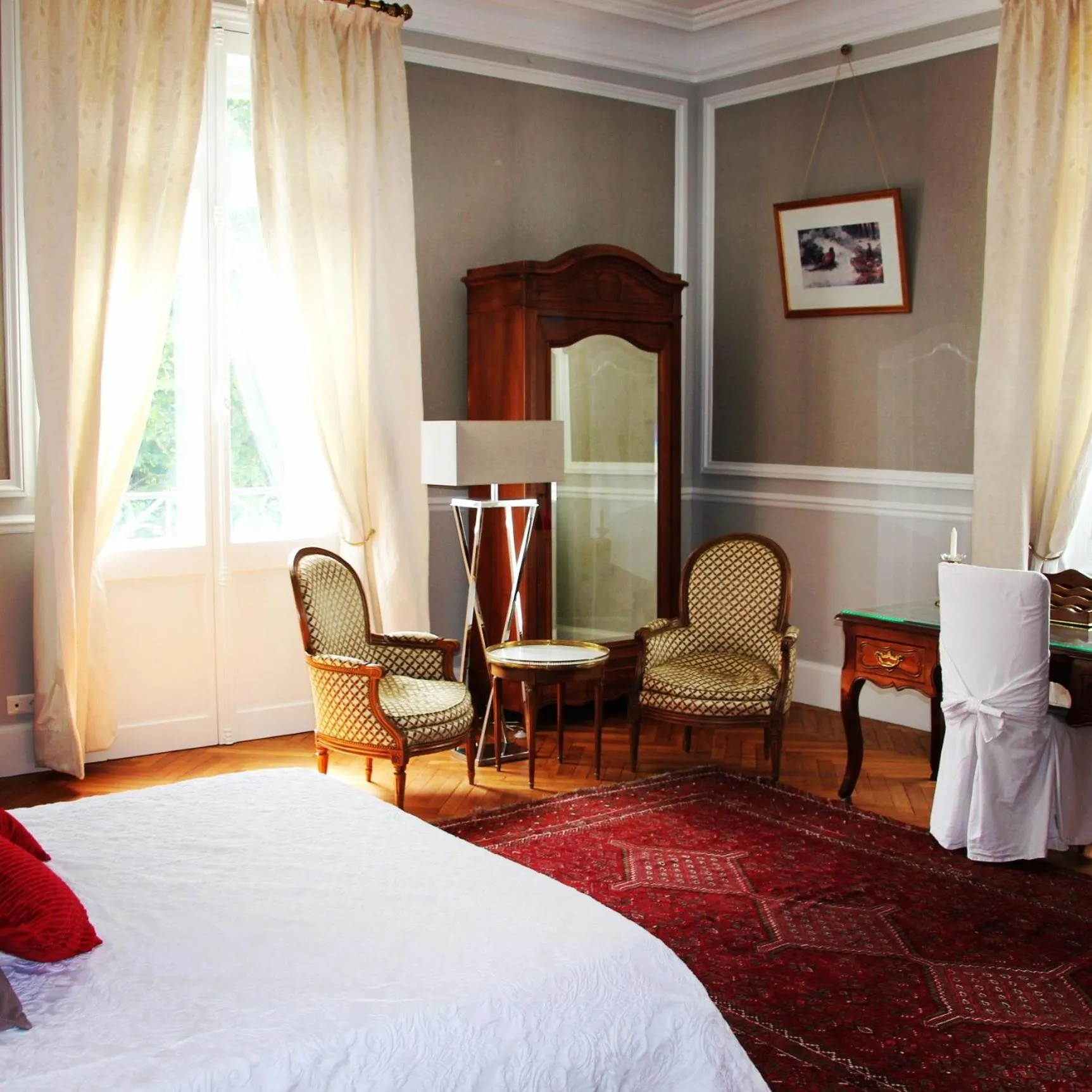 Bed in Chateau du Gerfaut