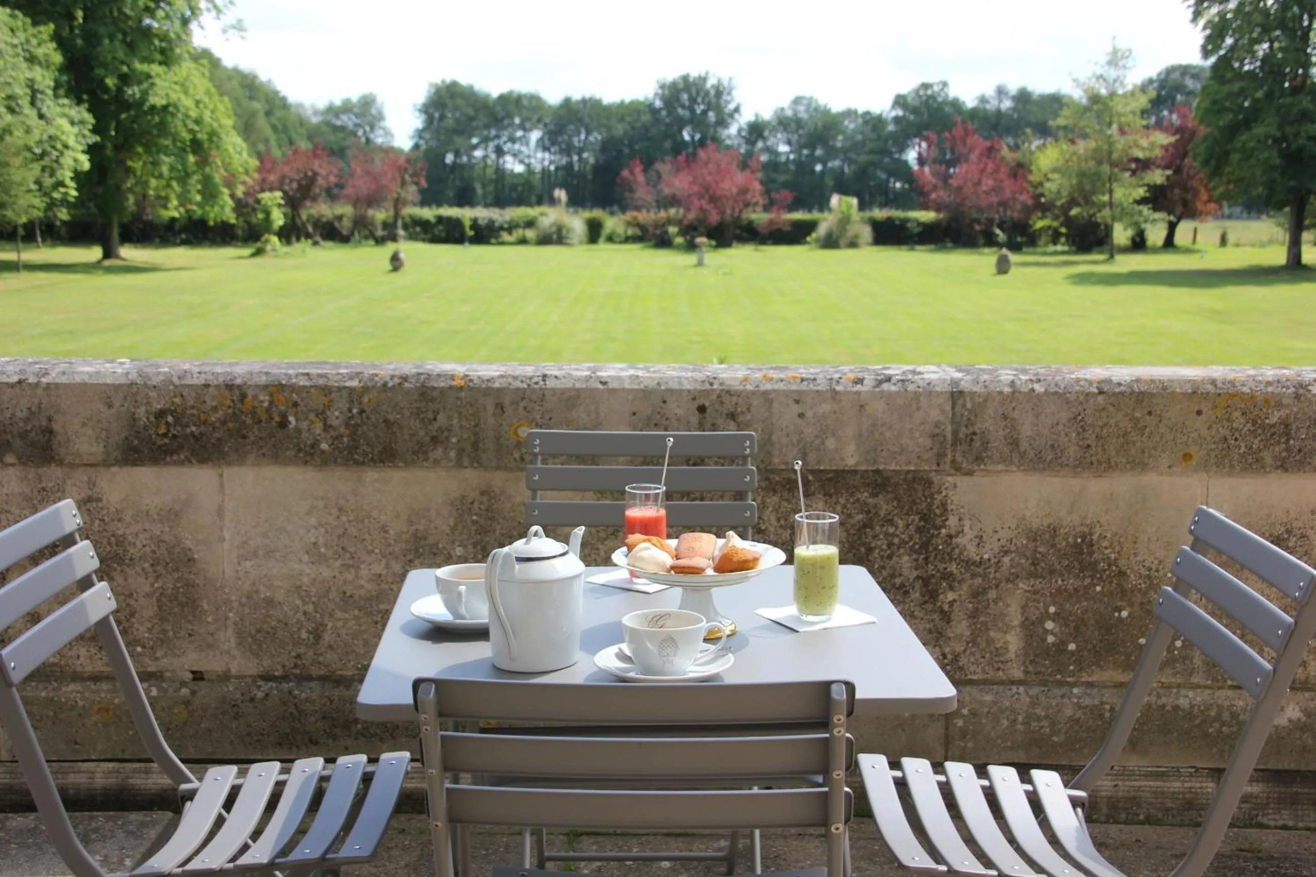 Garden in Chateau du Gerfaut