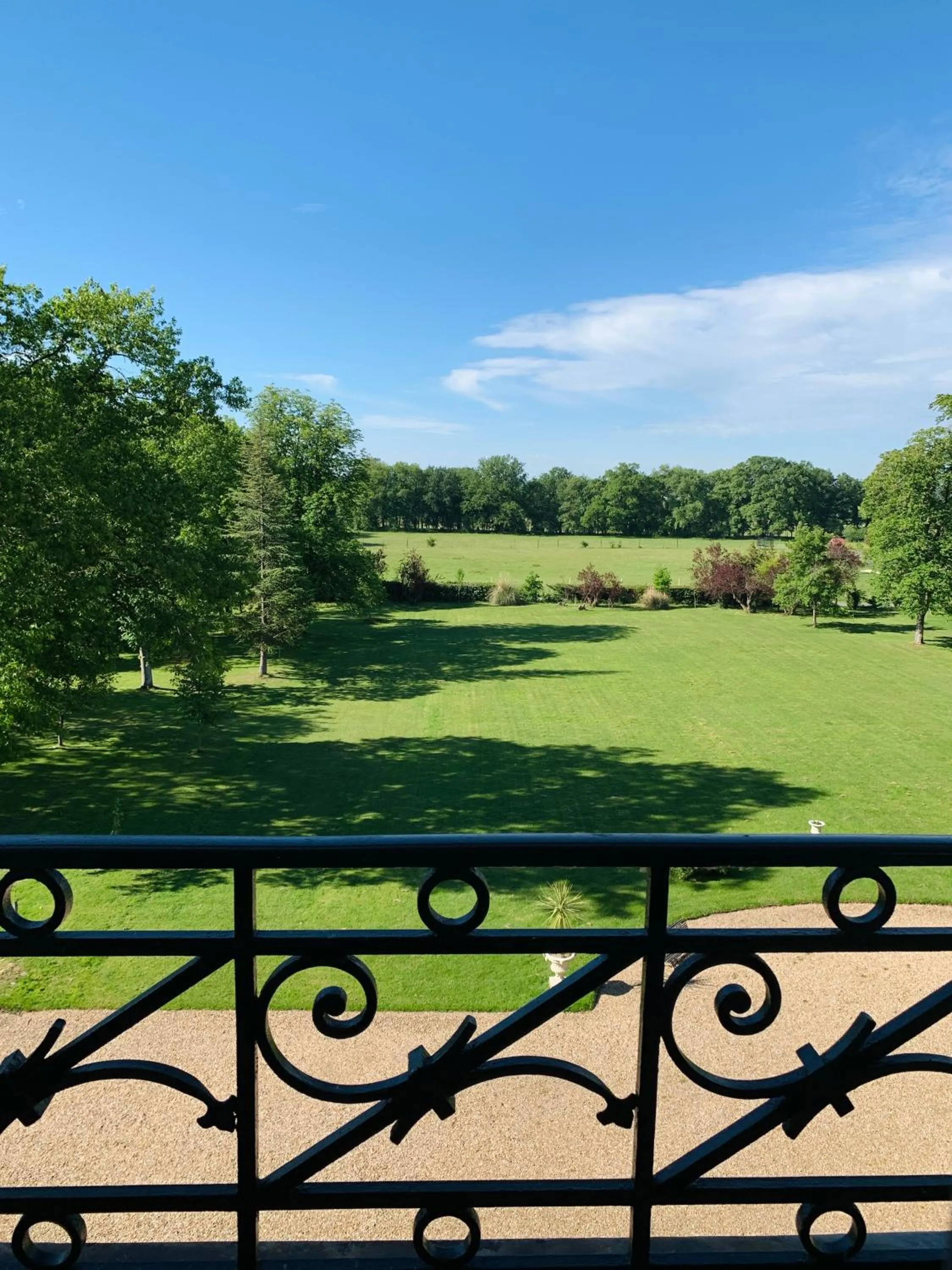 Garden view in Chateau du Gerfaut