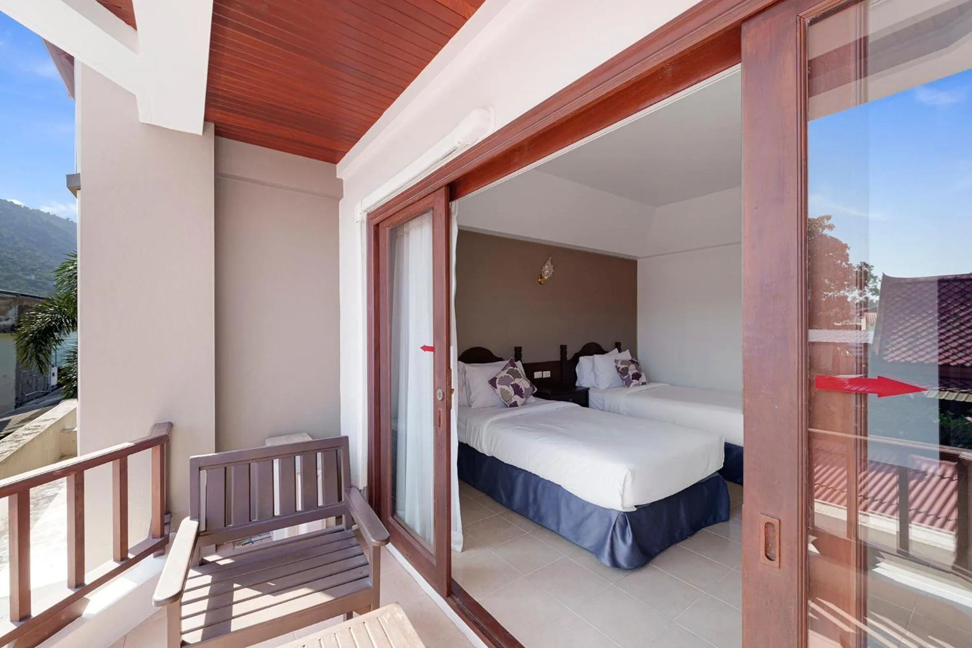 Patio, Bed in MyVillage Lamai