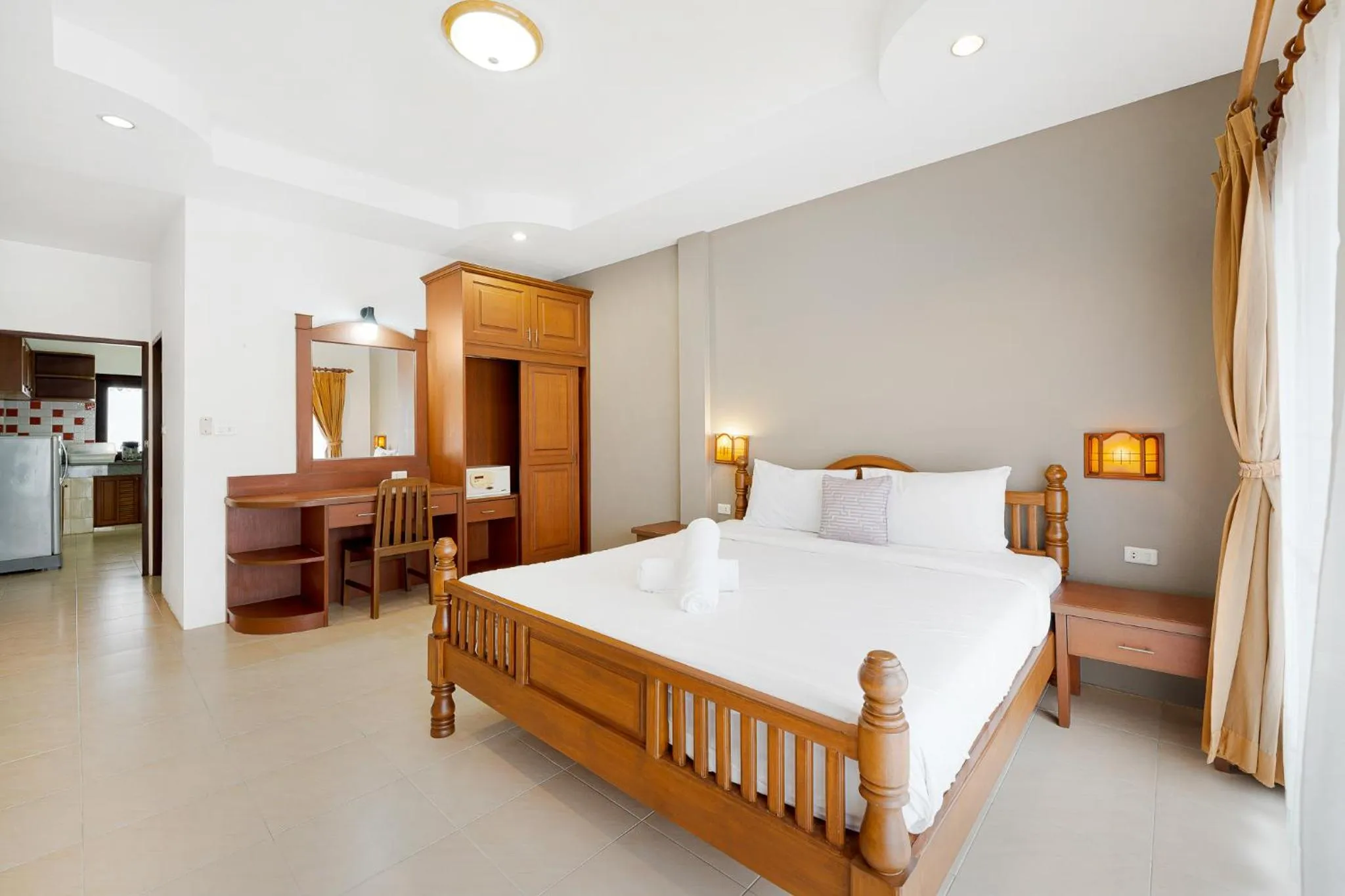 Bedroom, Bed in MyVillage Lamai