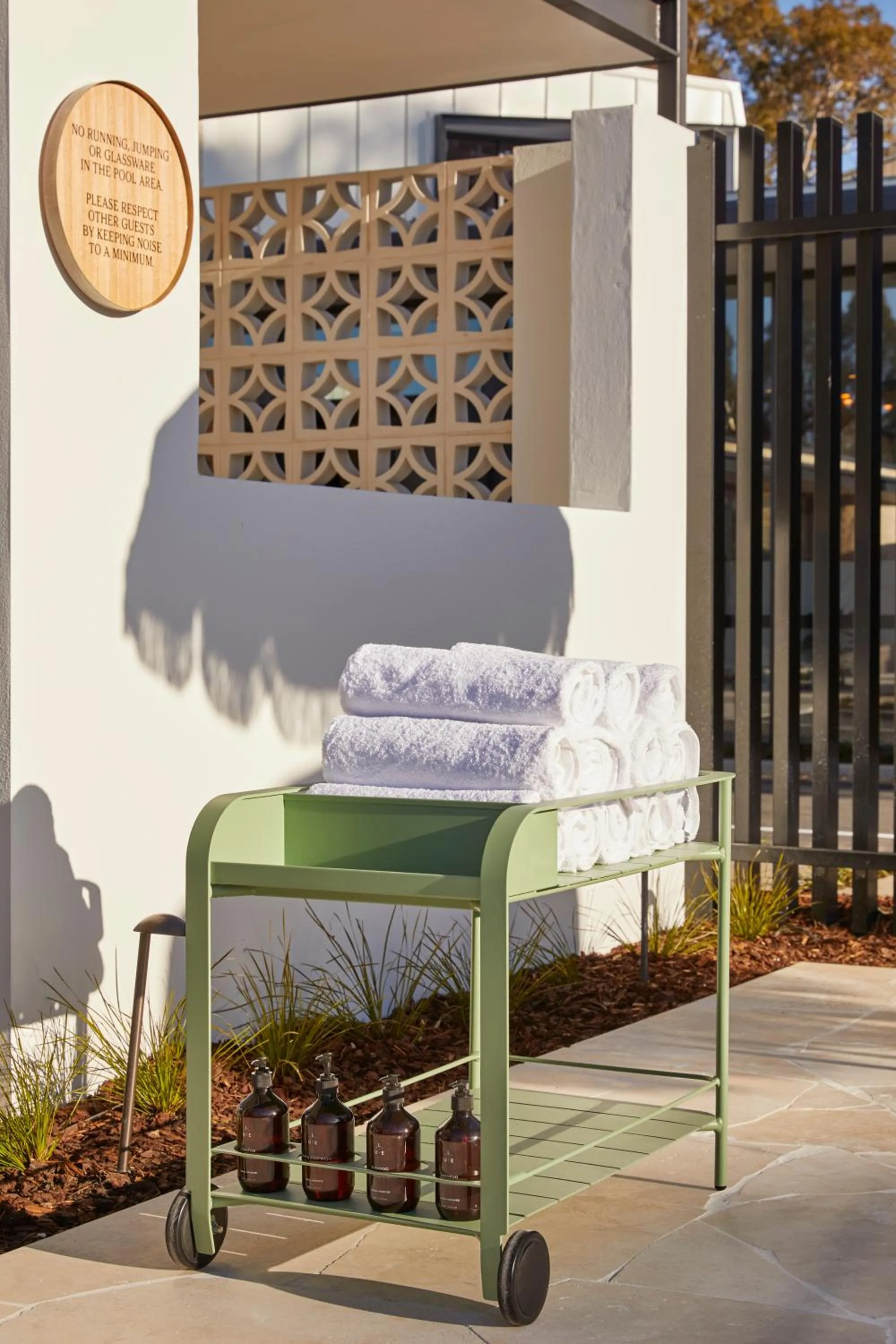 Pool view in The Clairfield Hotel