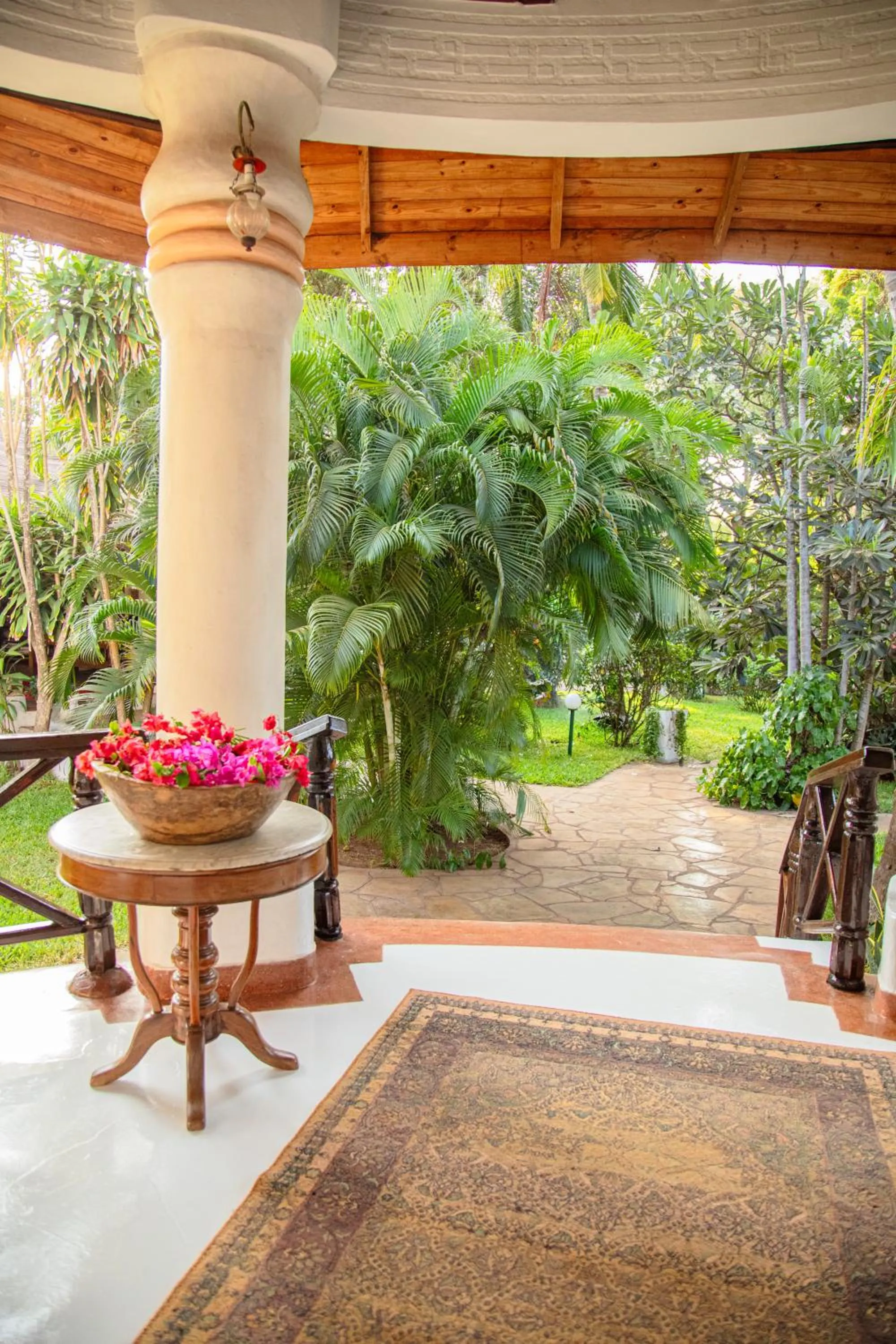 Garden in African House Resort