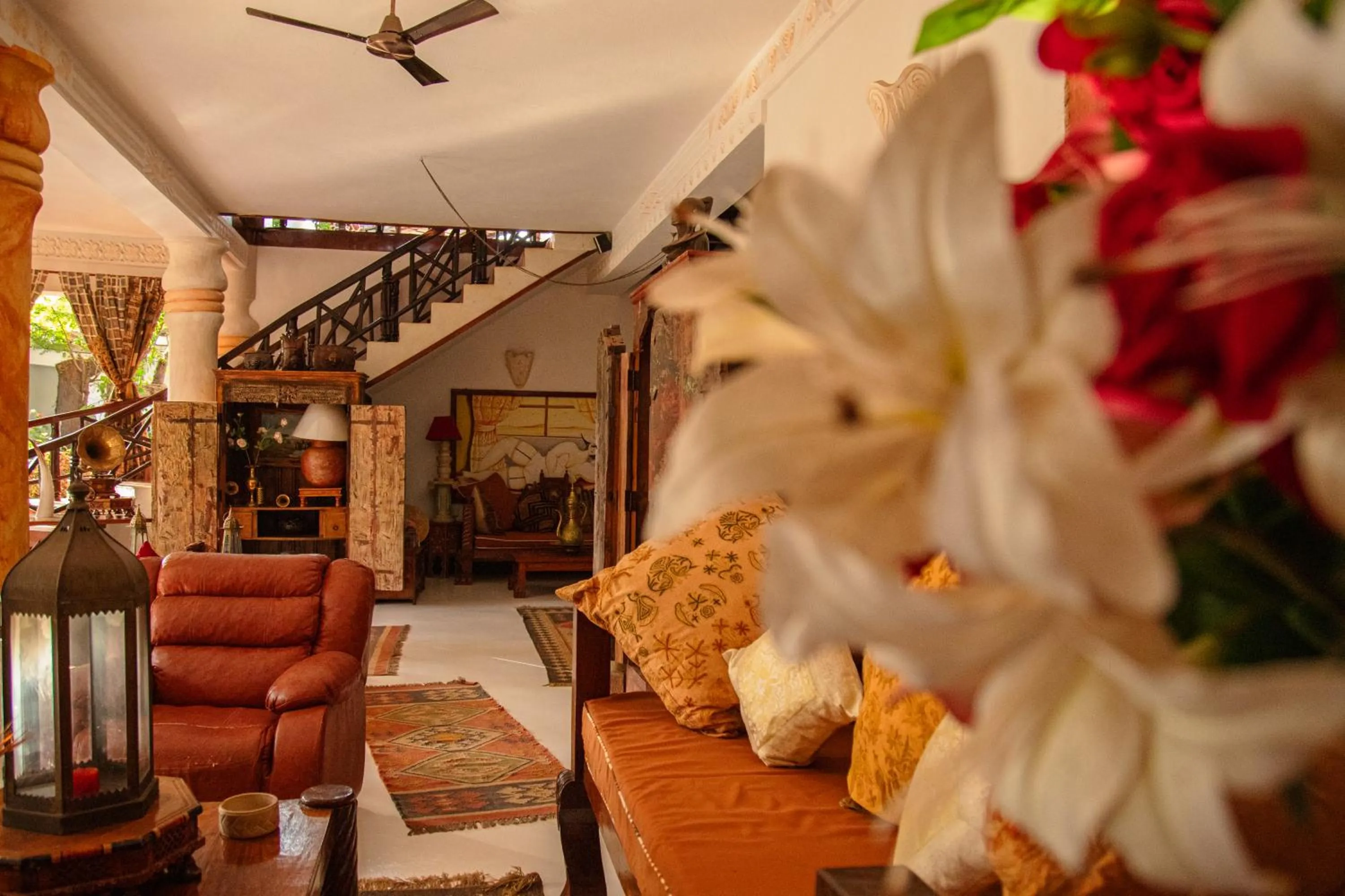 Decorative detail in African House Resort