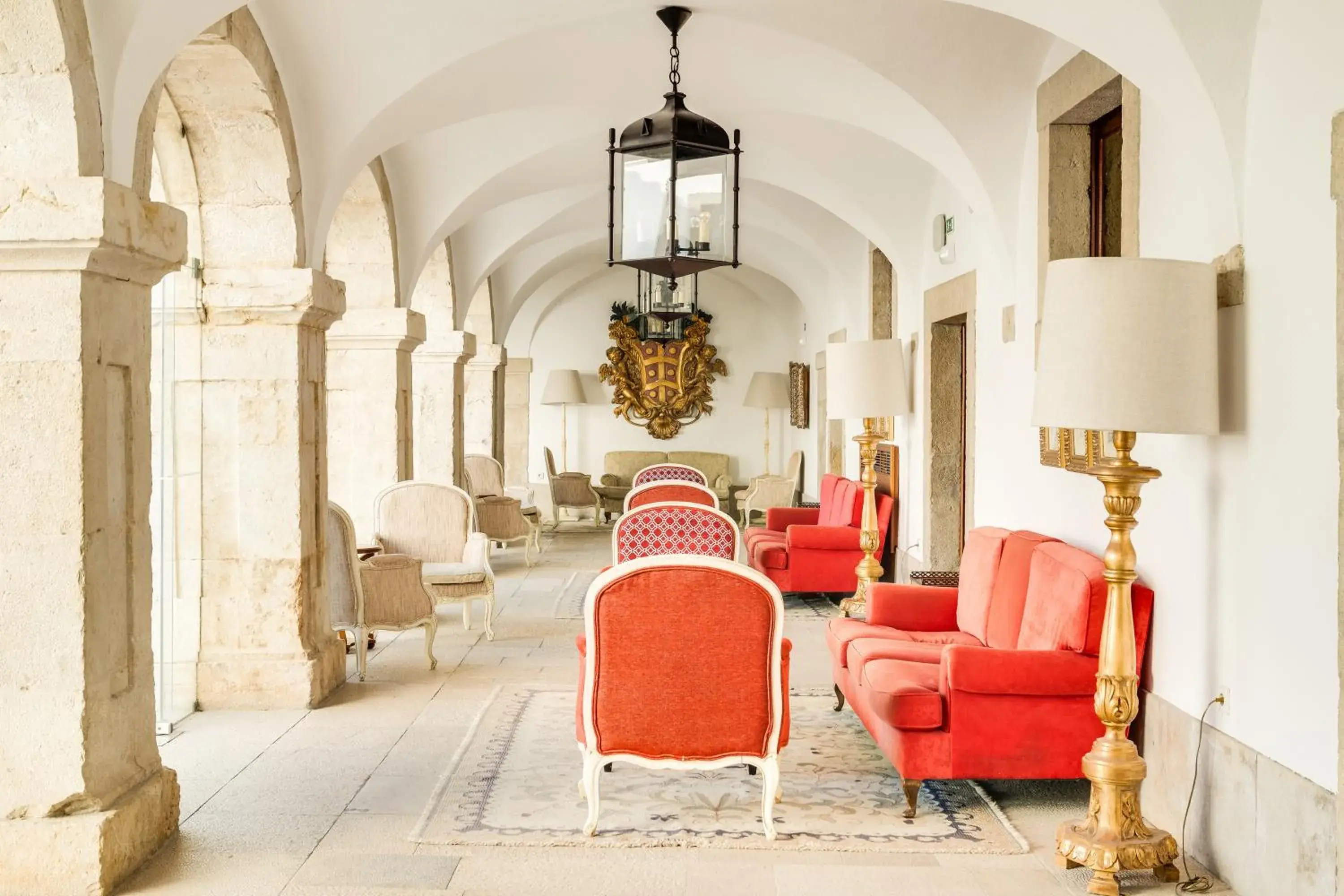 Lobby or reception in Pousada Castelo de Palmela Lobby or reception in Pousada Castelo de Palmela