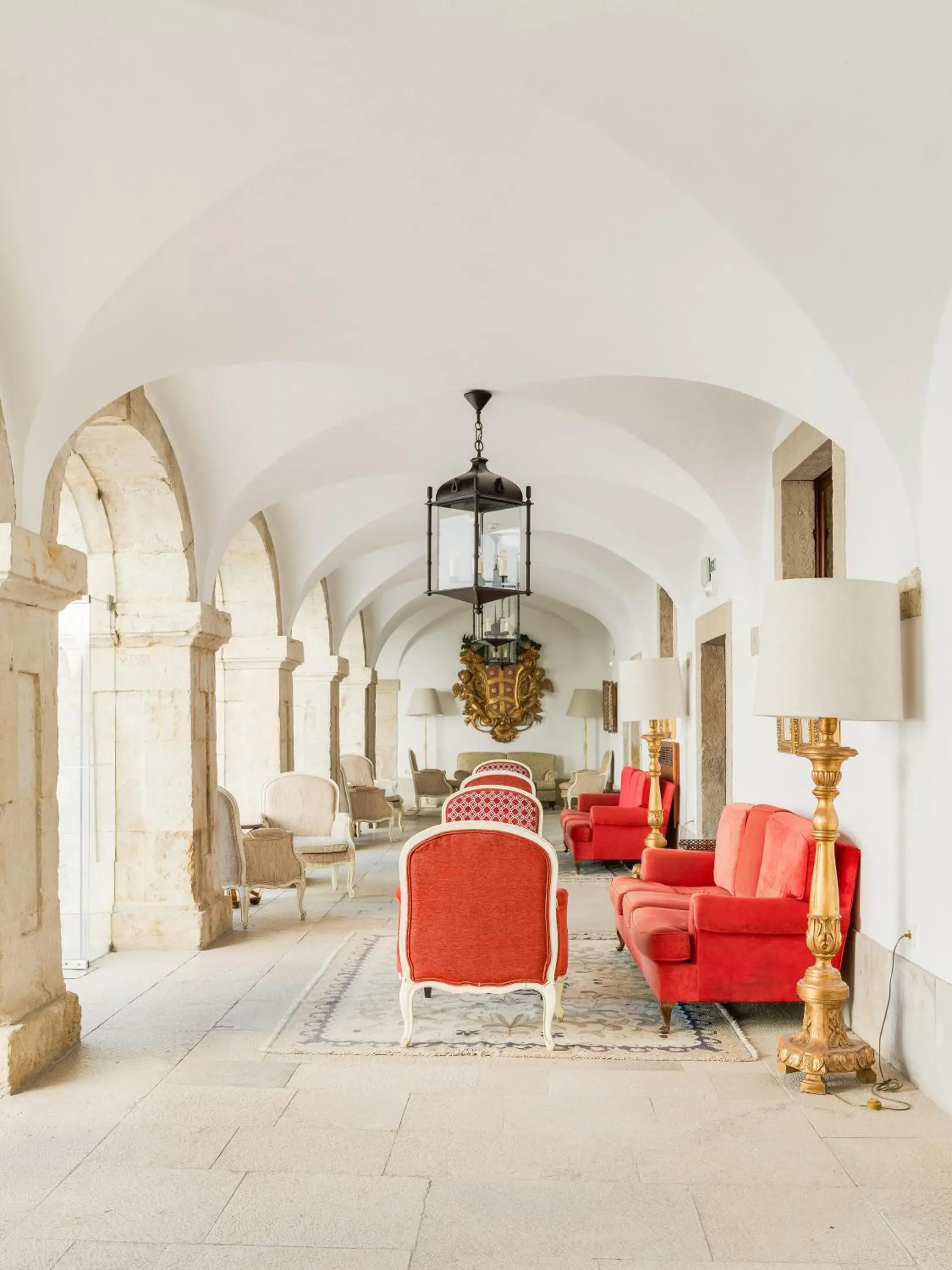 Lobby or reception in Pousada Castelo de Palmela Lobby or reception in Pousada Castelo de Palmela