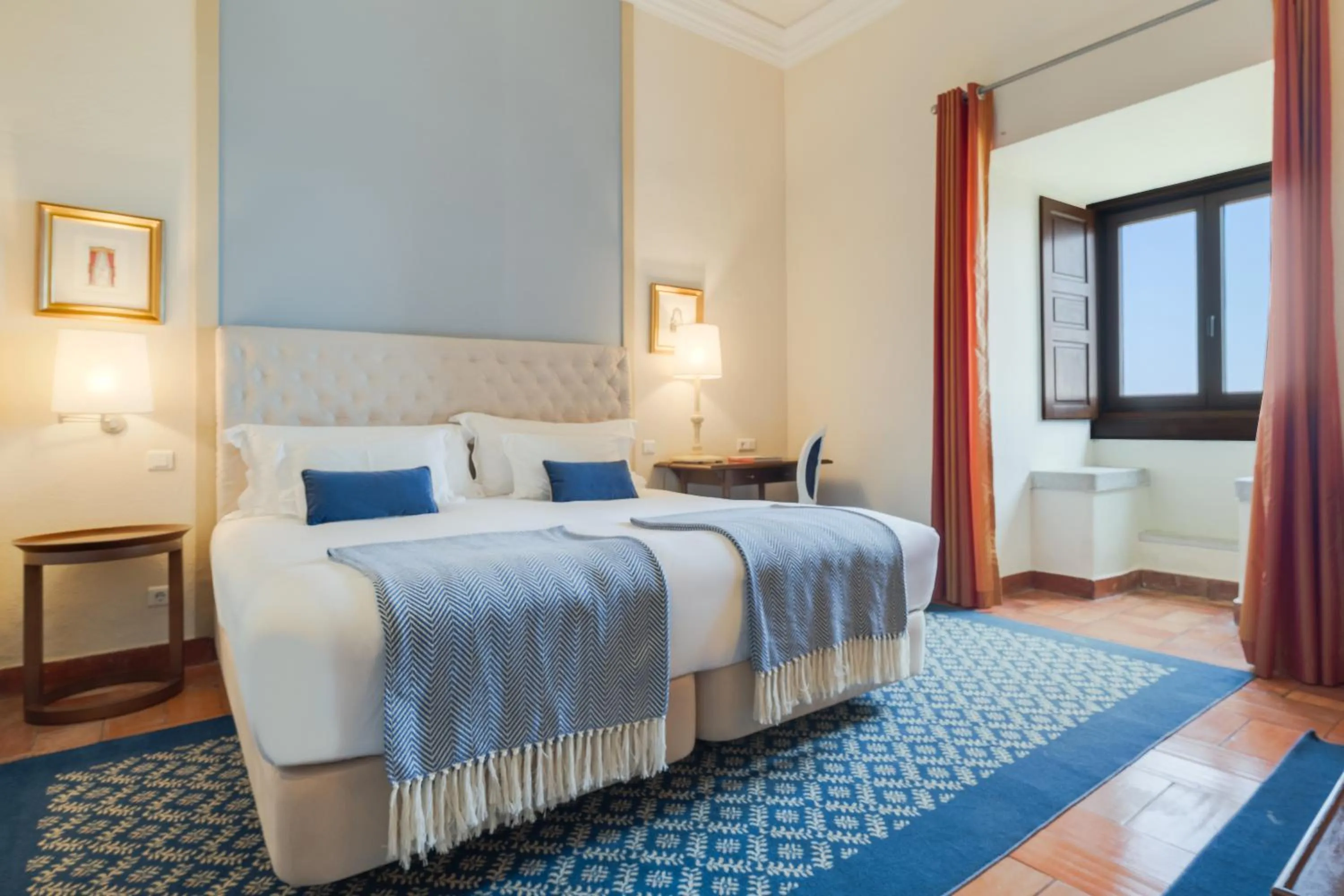 Bed in Pousada Castelo de Palmela