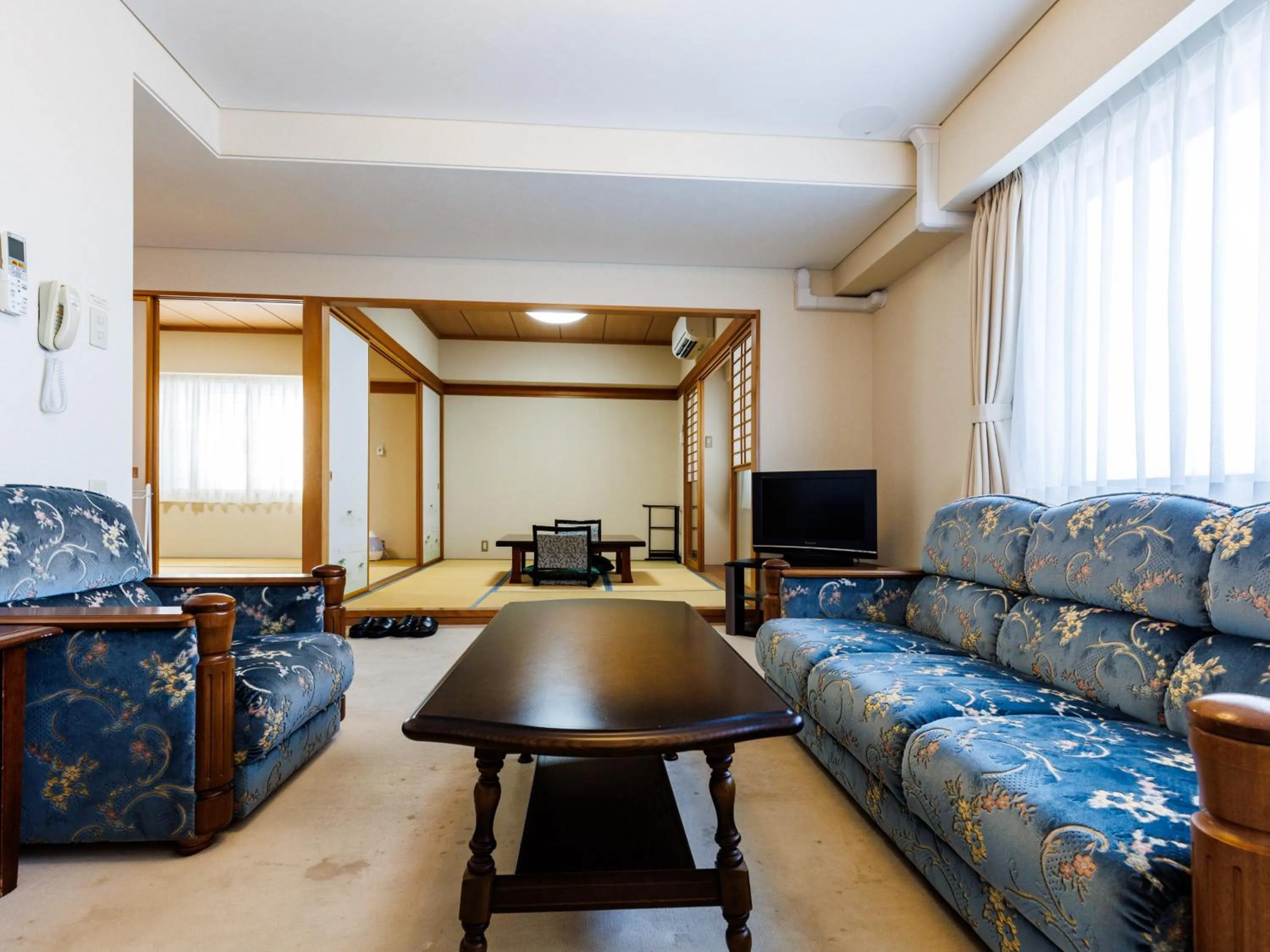 Living room in Tabist Hotel Nemuro Kaiyoutei